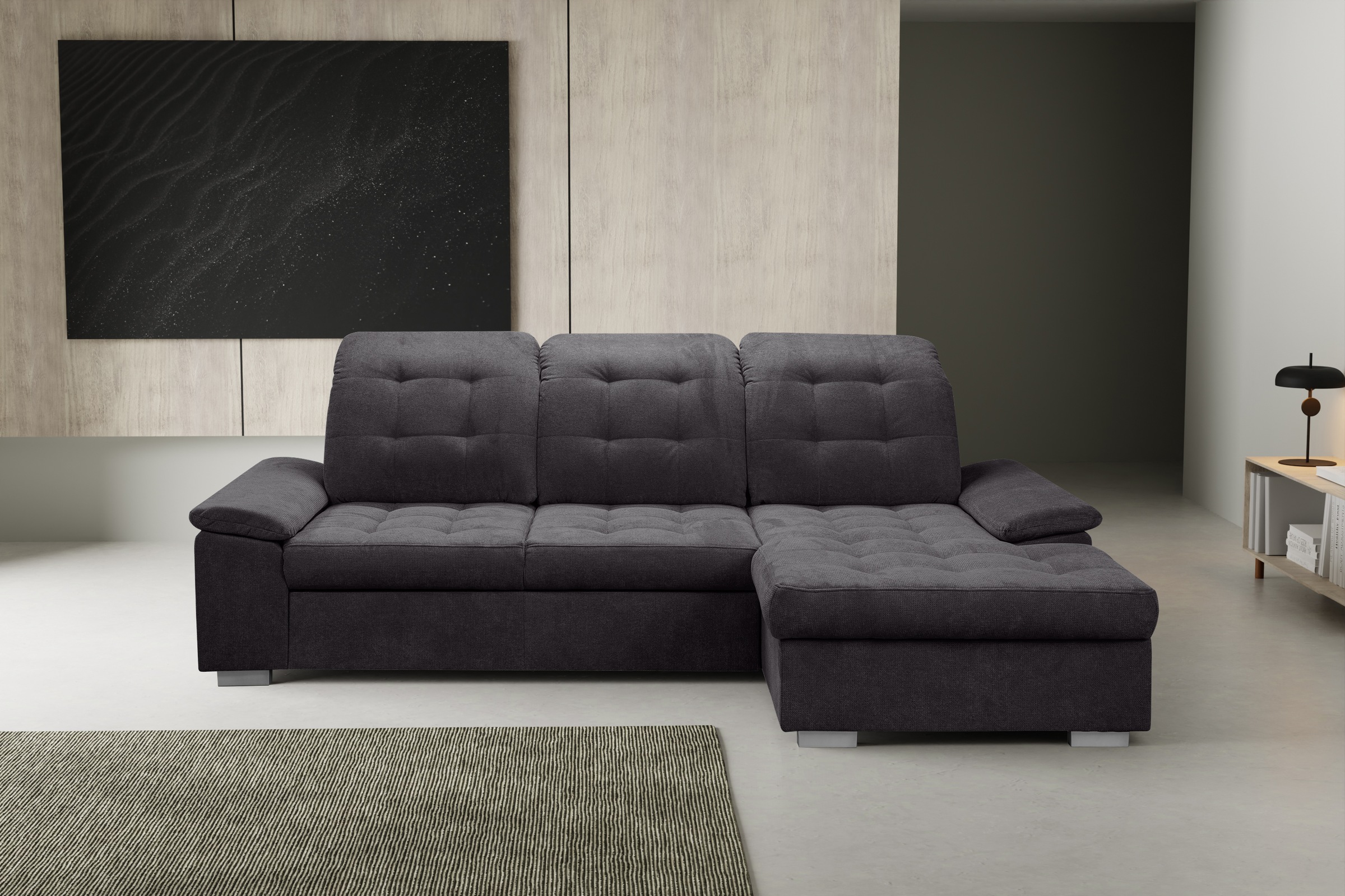 WERK2 Ecksofa »Carmen, mit Bettfunktion & Bettkasten, optional Sitztiefenve günstig online kaufen