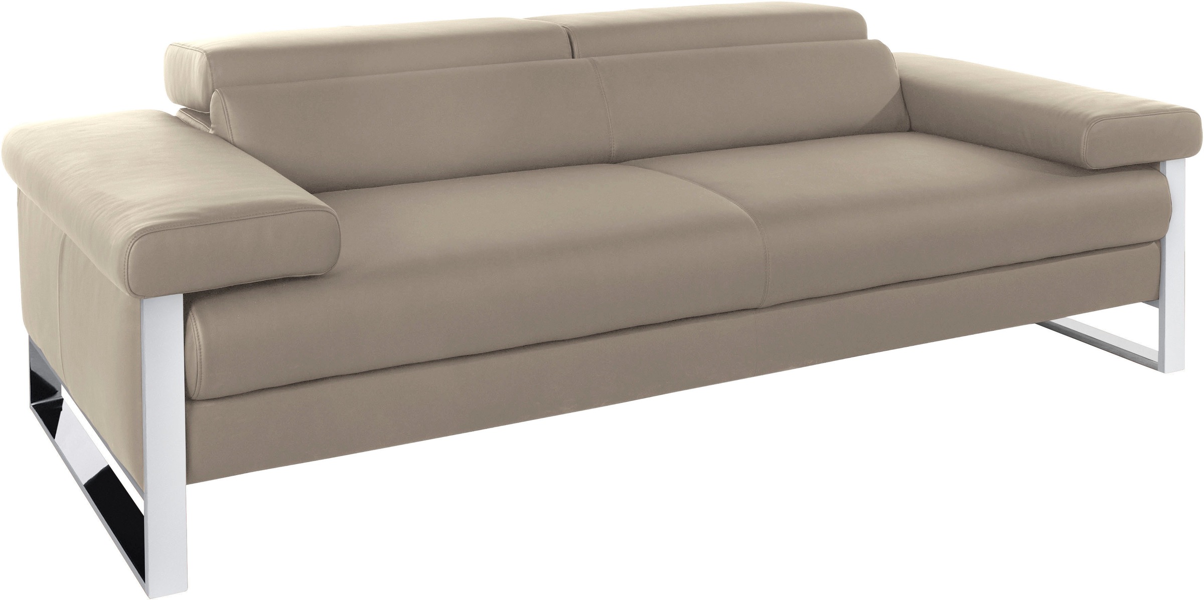 W.SCHILLIG 2-Sitzer »finn«, German Design Award 2016, Fußgestell Chrom glänzend, Breite 230 cm