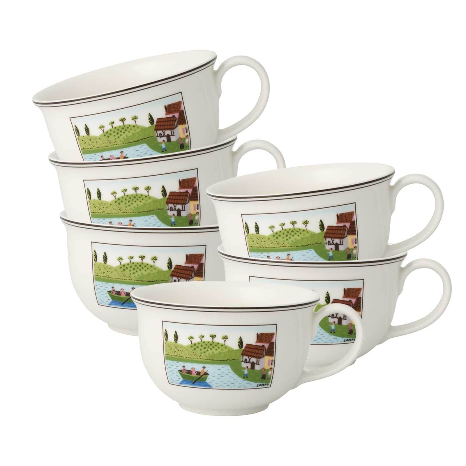 Villeroy & Boch Tasse »Café au lait Obertassen Charm & Breakfast Design Nai günstig online kaufen