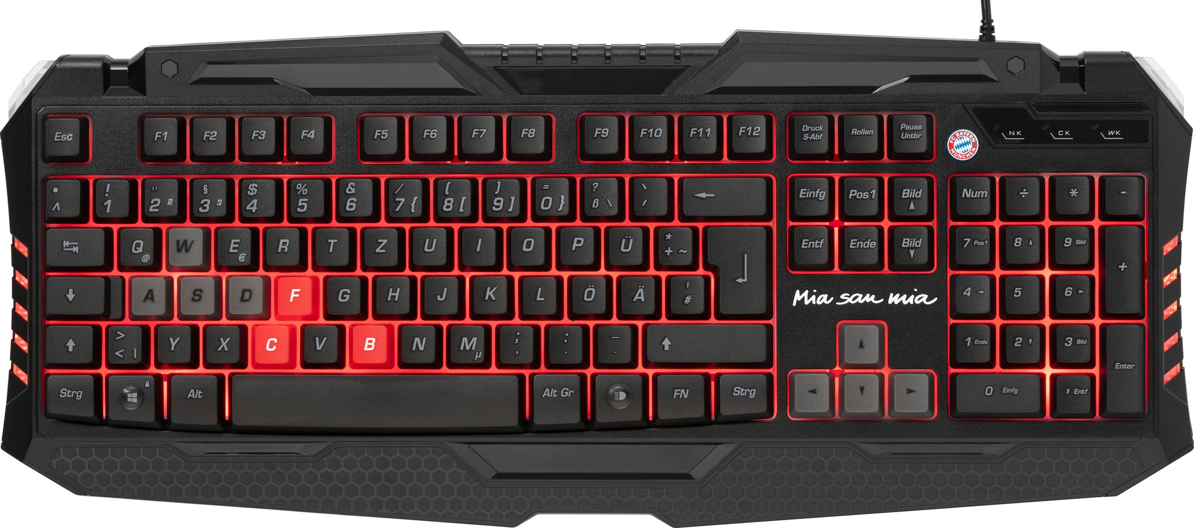 Snakebyte Gaming-Tastatur »FC Bayern München PC-Gaming Tastatur«