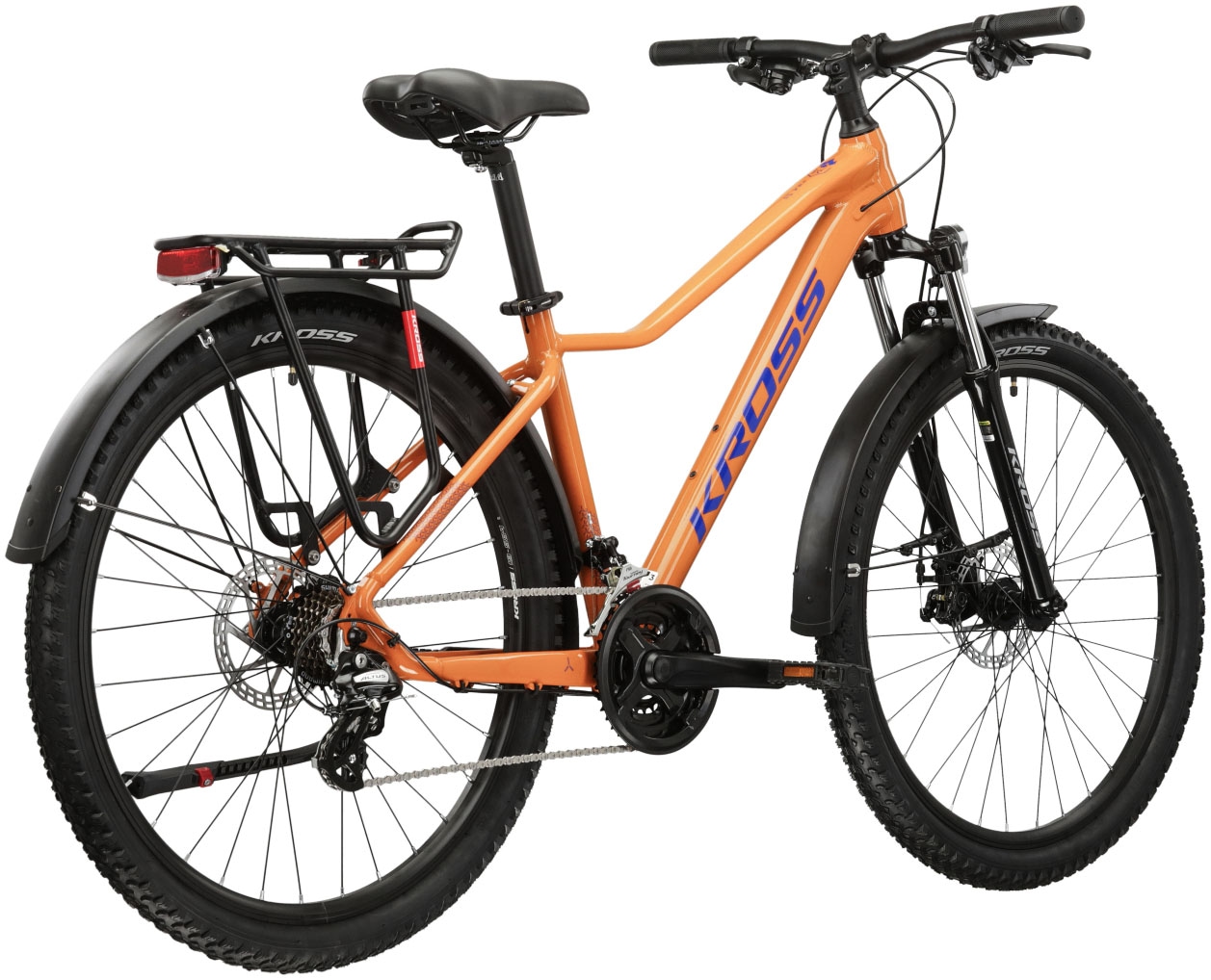 Kross Mountainbike »KROSS MTB Hardtail Lea 2.0 27,5" orange«, 21 Gang, Shimano, ALTUS M310 Schaltwerk, Kettenschaltung