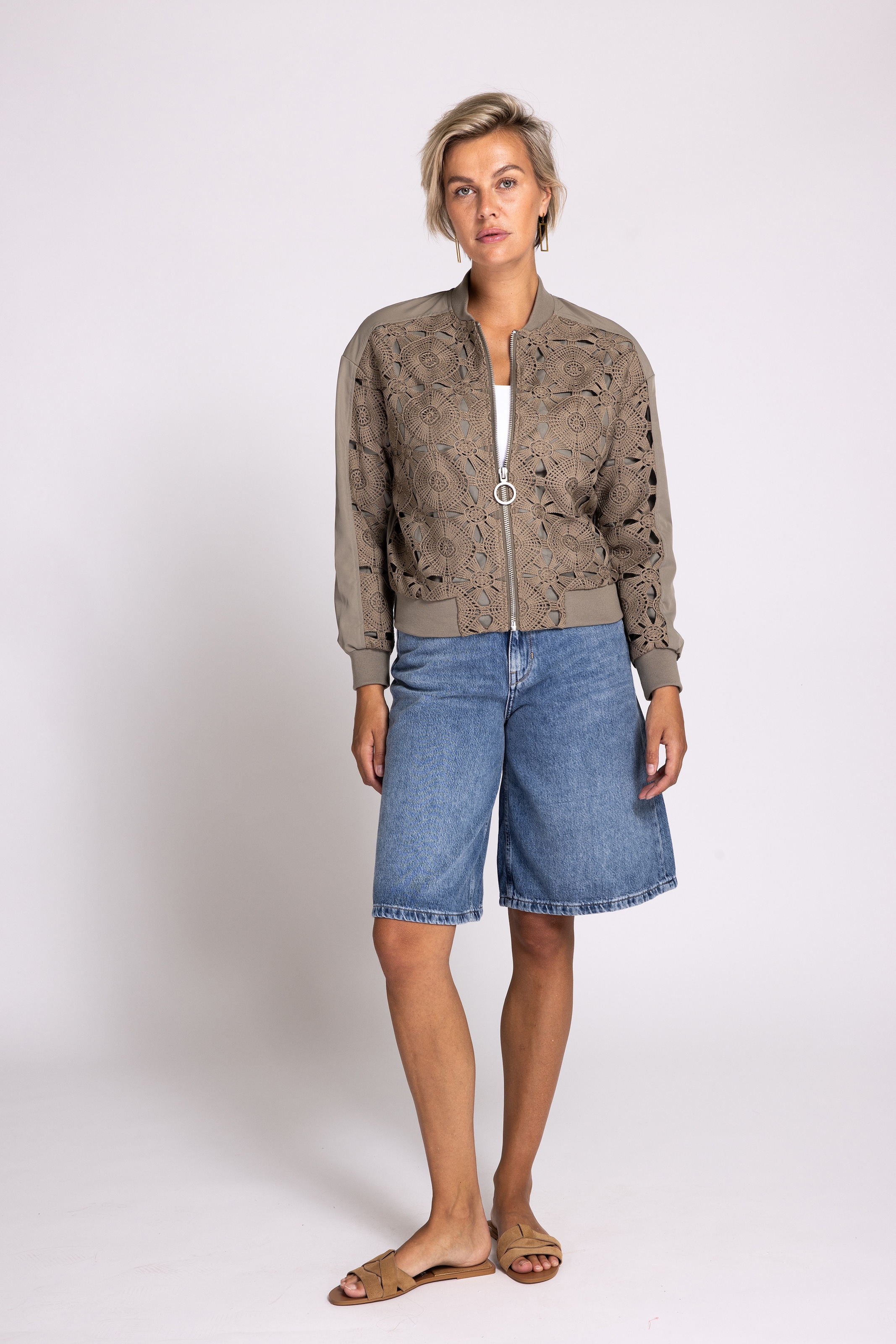 Zhrill Shorts »ZHDINSA«, Sommerhose knielang, im Bermuda-Stil