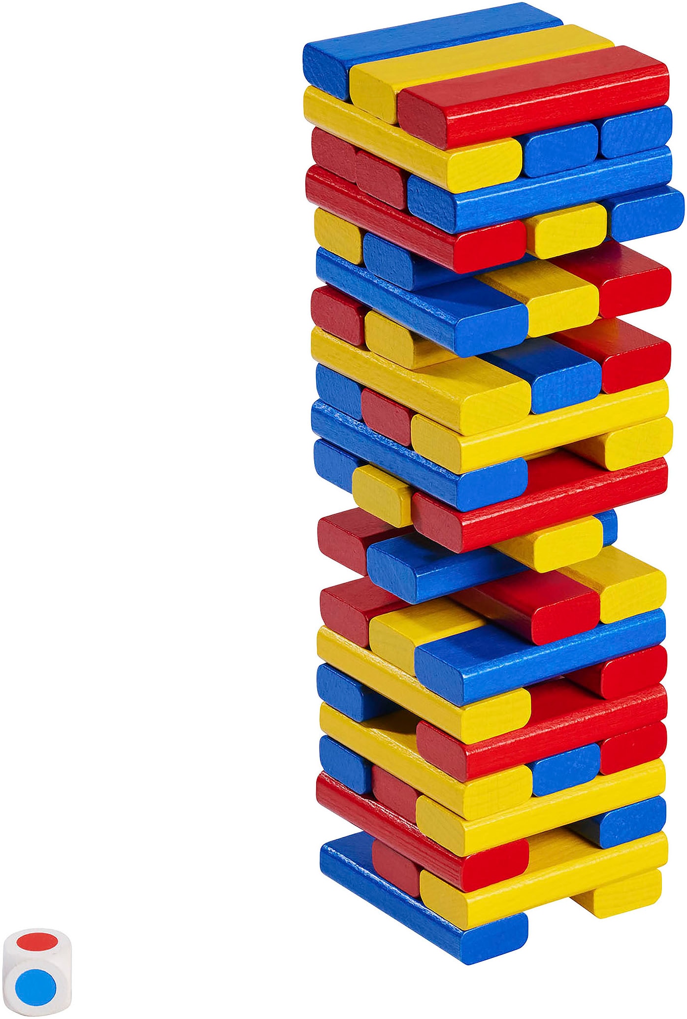 Noris Spiel »3 bunte Bausteinspiele«, Made in Germany