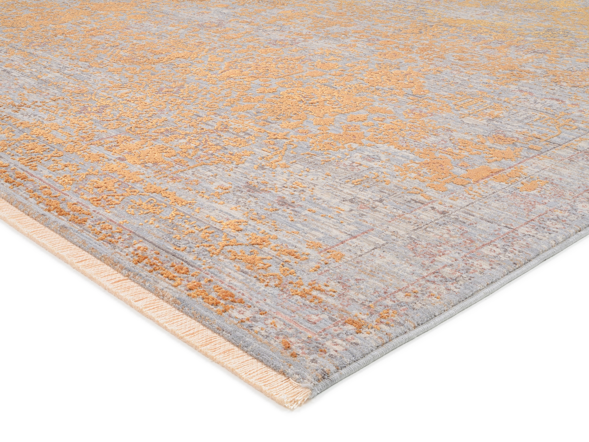 OCI DIE TEPPICHMARKE Teppich »FARBEN GRANDE«, rechteckig, Klassisches Muster, eingefasst, in 3-D-Optik