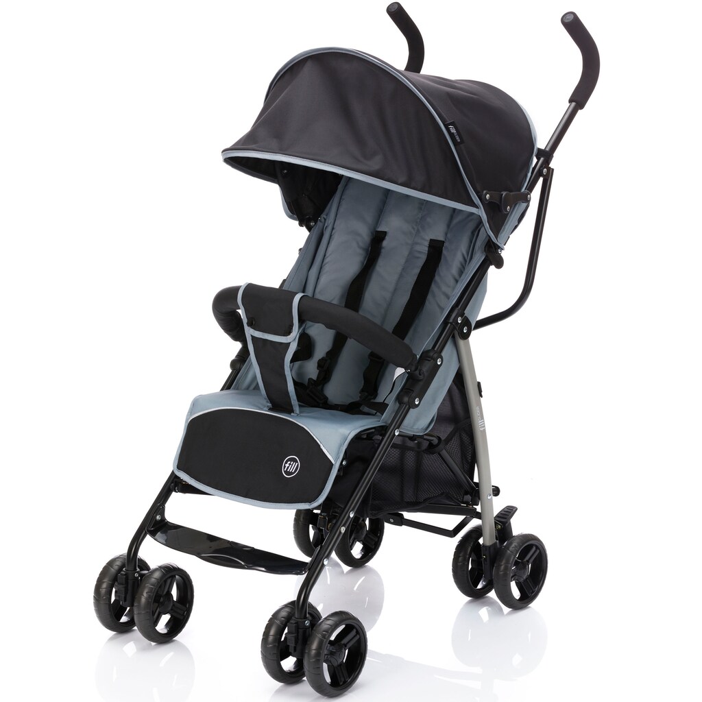 Fillikid Kinder-Buggy »Fill Glider, schwarz/grau«