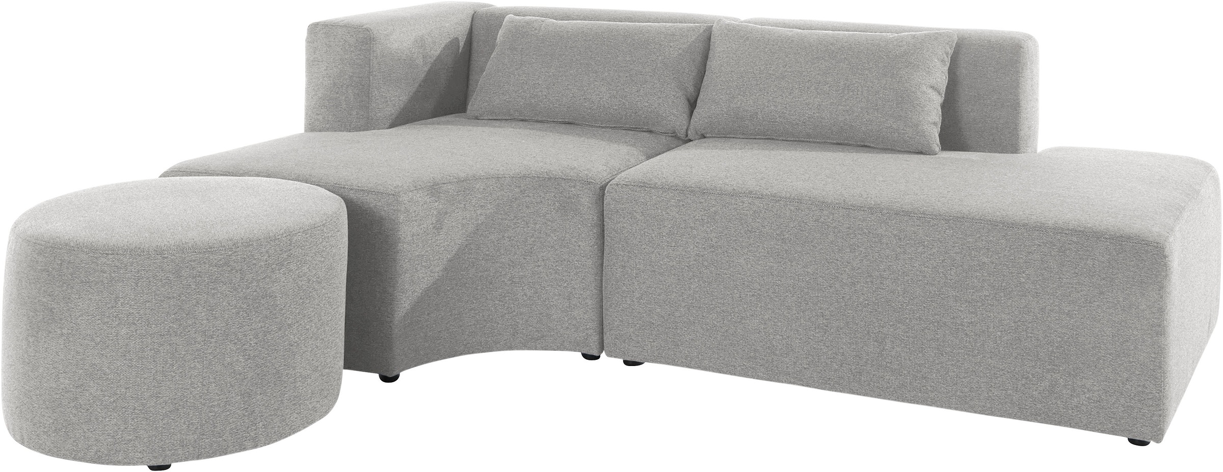 Leonique Ecksofa »Alexane L-Form«, zusammengesetzt aus Modulen, in vielen Bezugsqualitäten und Farben.
