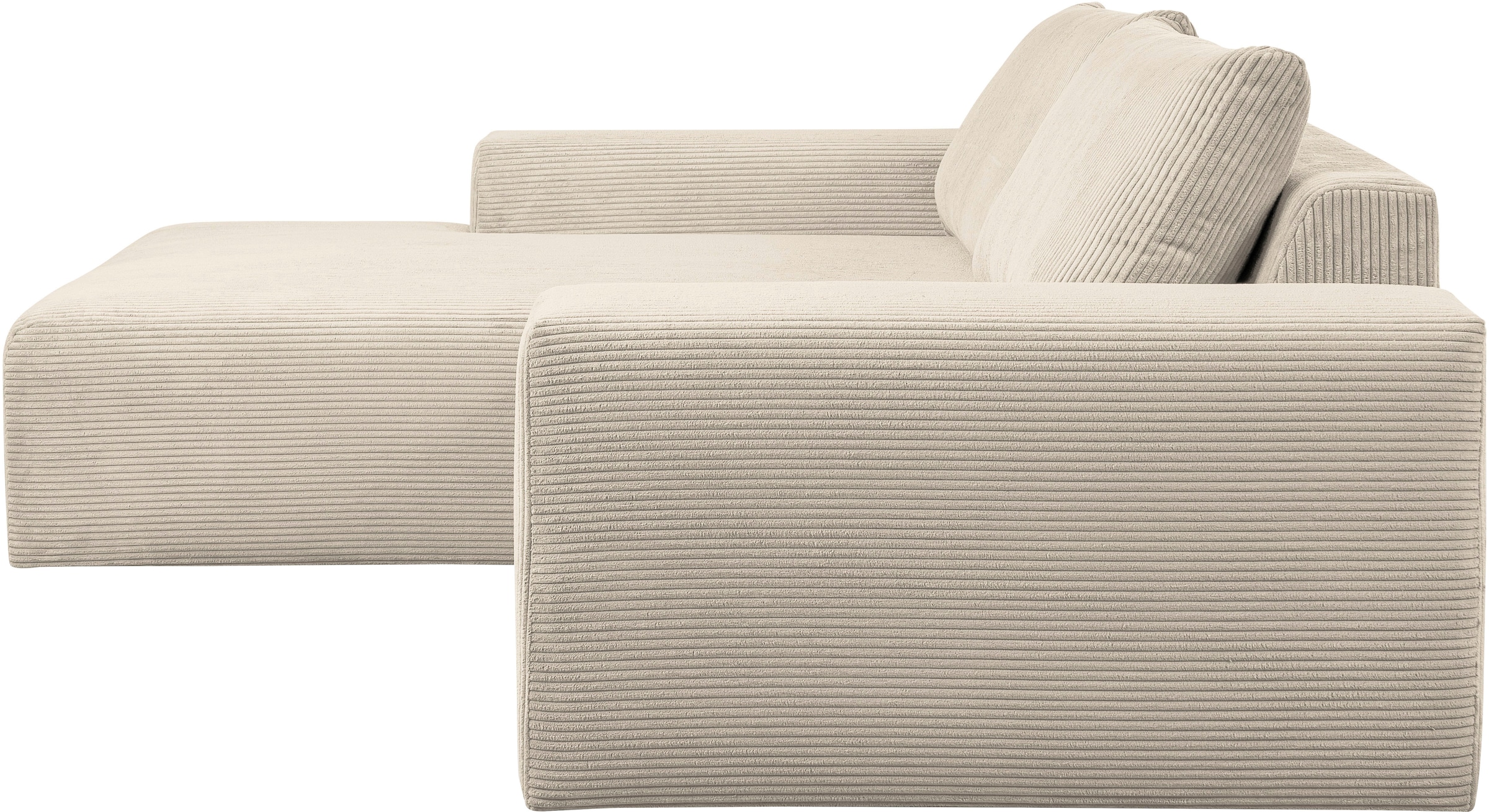 WERK2 Ecksofa »Rio, elegant und bequem, Breite 262cm, L-Form«, Puristisches Design mit maximalem Komfort