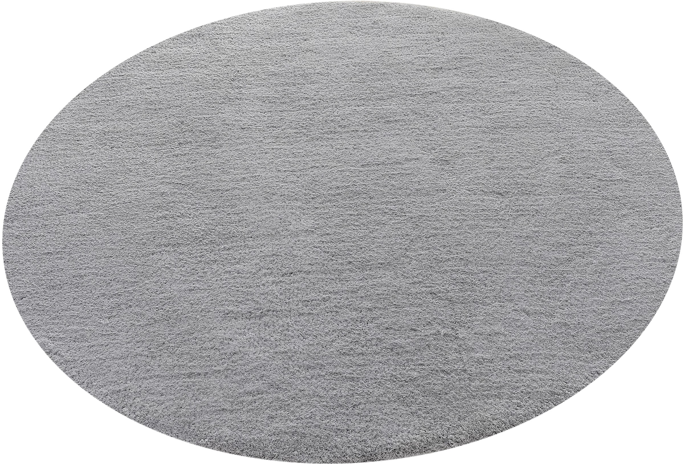 my home Hochflor-Teppich »Microfaser Teppich Magong, besonders weich, sehr feiner Flor«, rund, 25 mm Höhe, unifarben, weiche Teppiche, Wohnzimmer, Schlafzimmer, Kinderzimmer