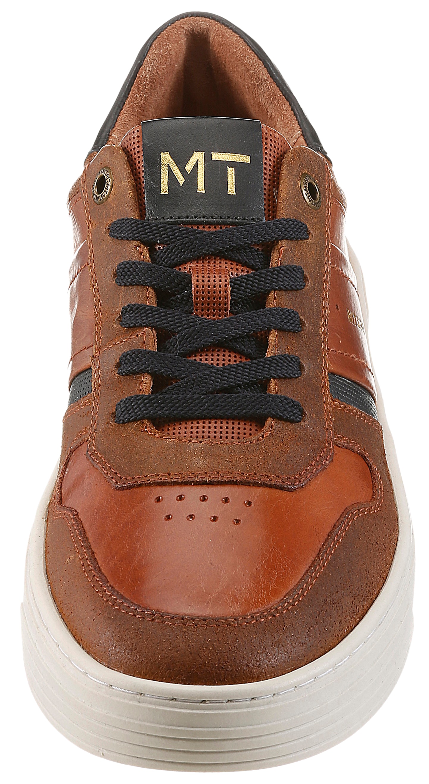 MARCO TOZZI Sneaker  , Freizeitschuh, Halbschuh, Schnürschuh mit Kontrastbesatz