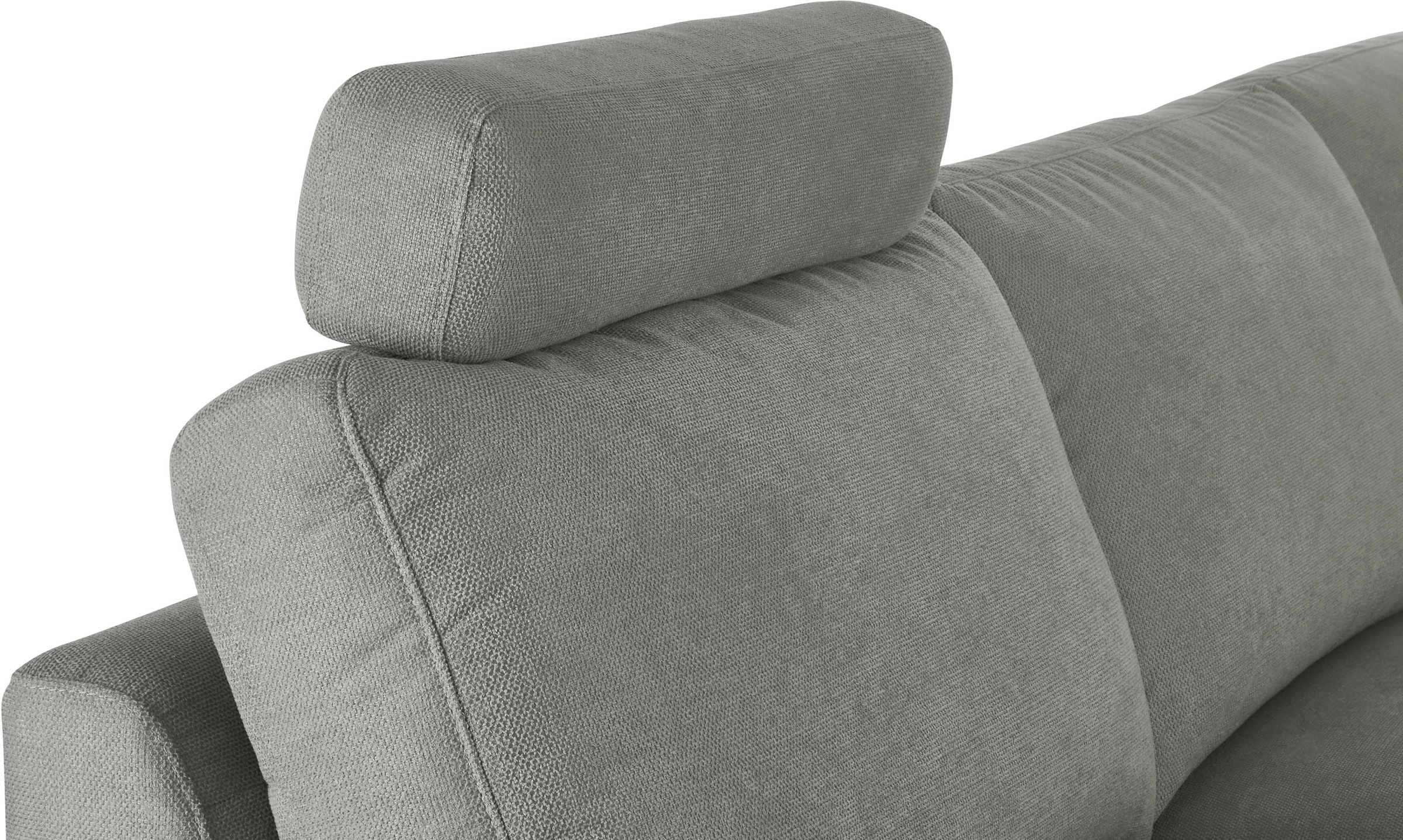 3C Candy Ecksofa »Lecce, wahlweise PUR-Schaumstoff oder Tonnentaschenfederkern«, Bett im 2,5-Sitzer, teilmotorische Schlaffunktion im Longchair, L-Form