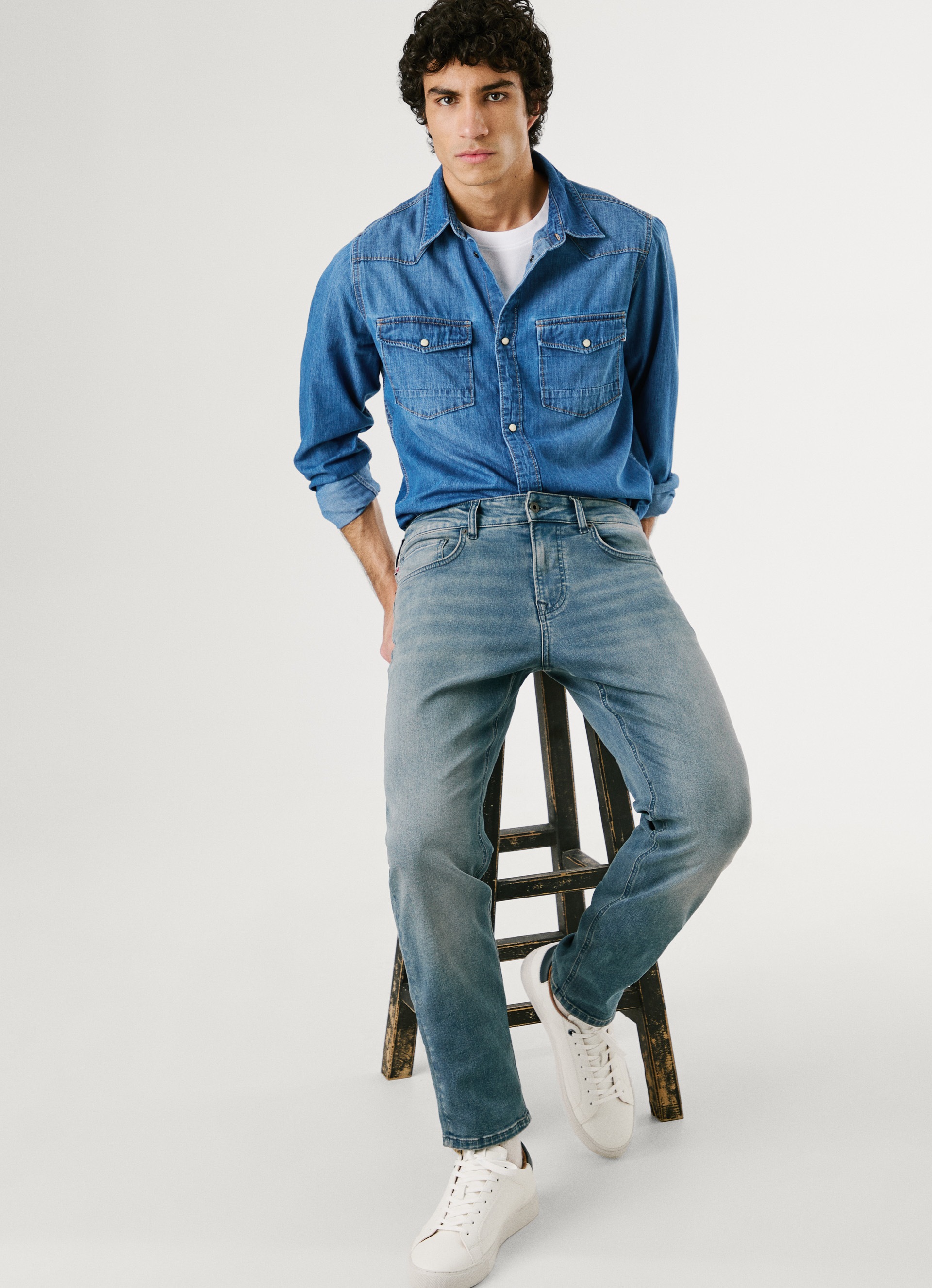 Pepe Jeans Straight-Jeans »STRAIGHT JEANS CASH«, im 5-Pocket-Stil