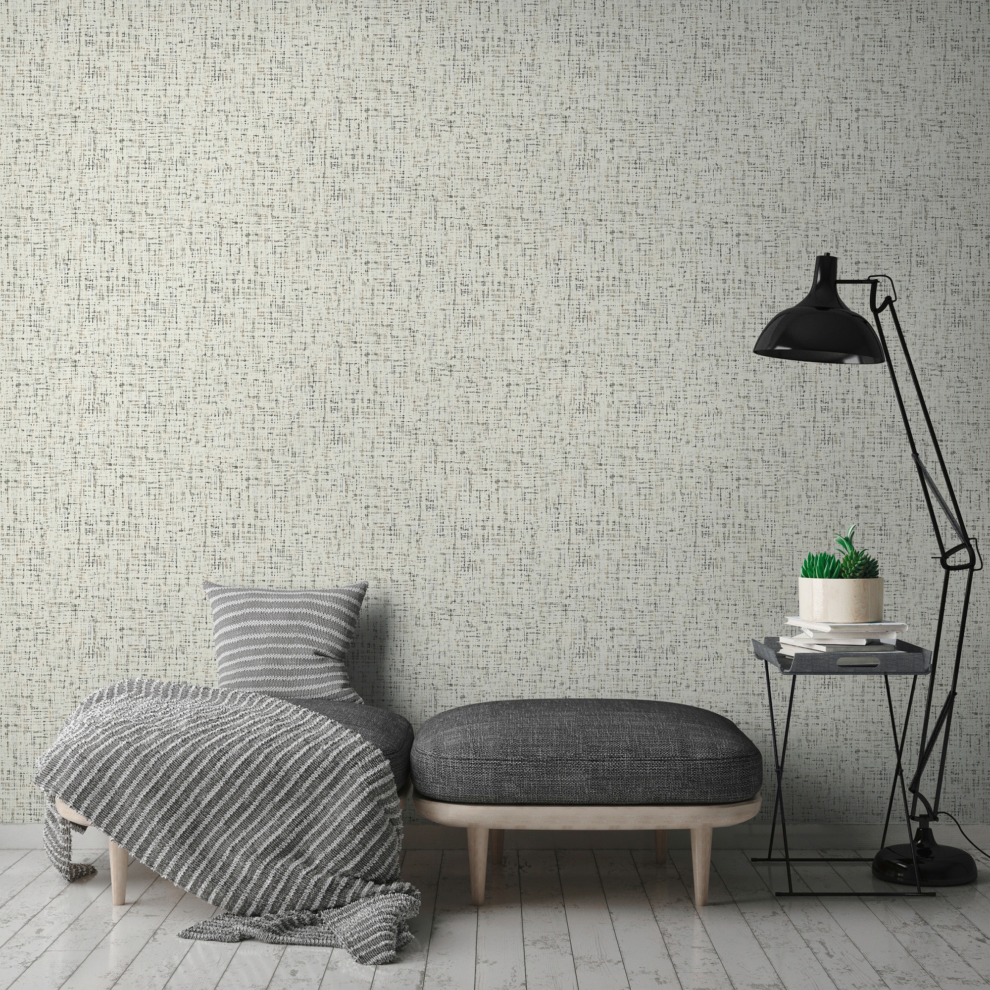 Daniel Hechter Vliestapete, gemustert-Motiv-abstrakt, Struktur Tapete Designer Tapeten Wohnzimmer Schlafzimmer Küche Design