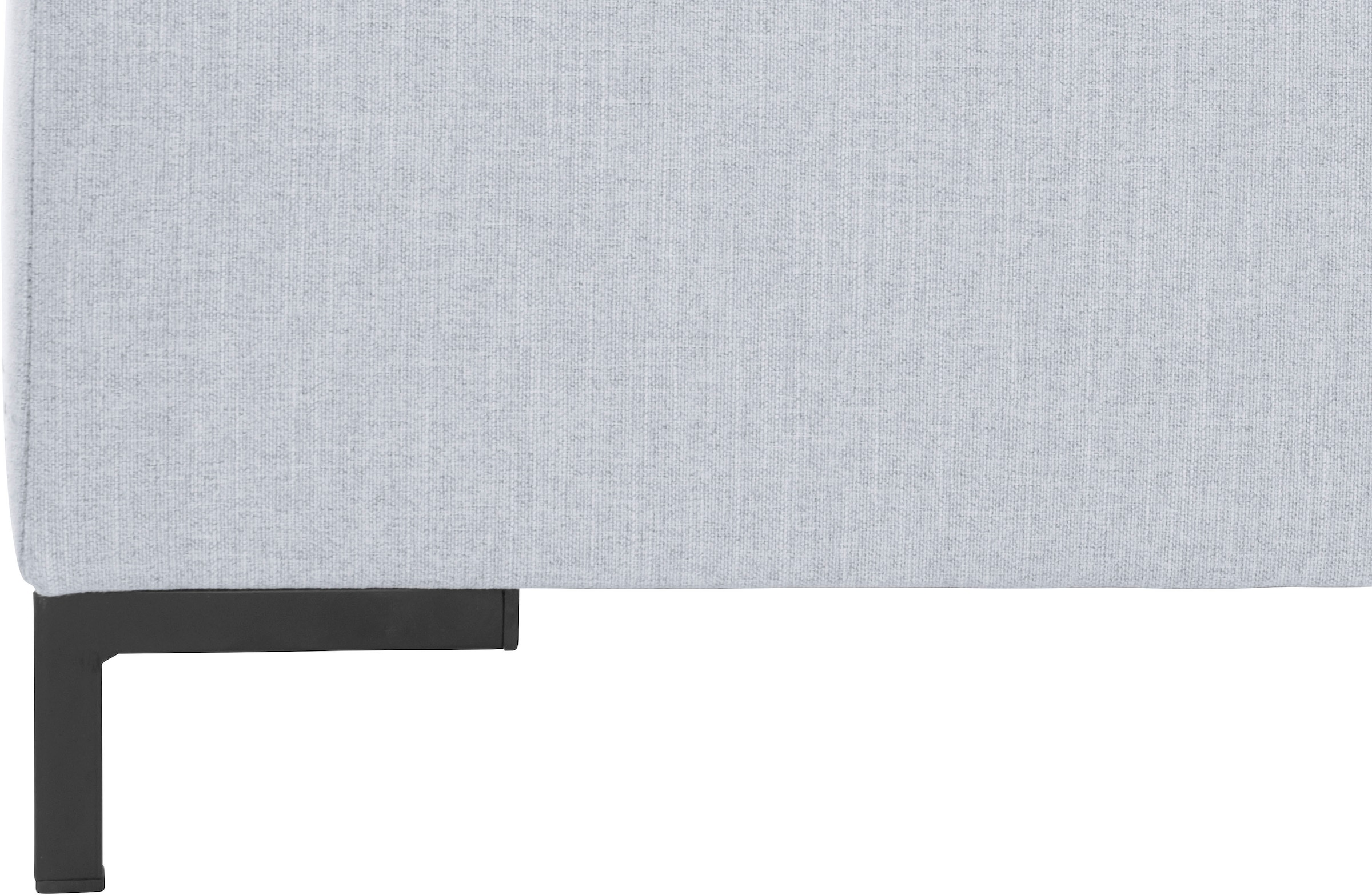 OTTO products Wohnlandschaft »Grazzo, aktuelle Steppung im Sitz, viel Platz, zeitlos, U-Form«, hochwertige Stoffe aus recyceltem Material, Steppung im Sitzbereich