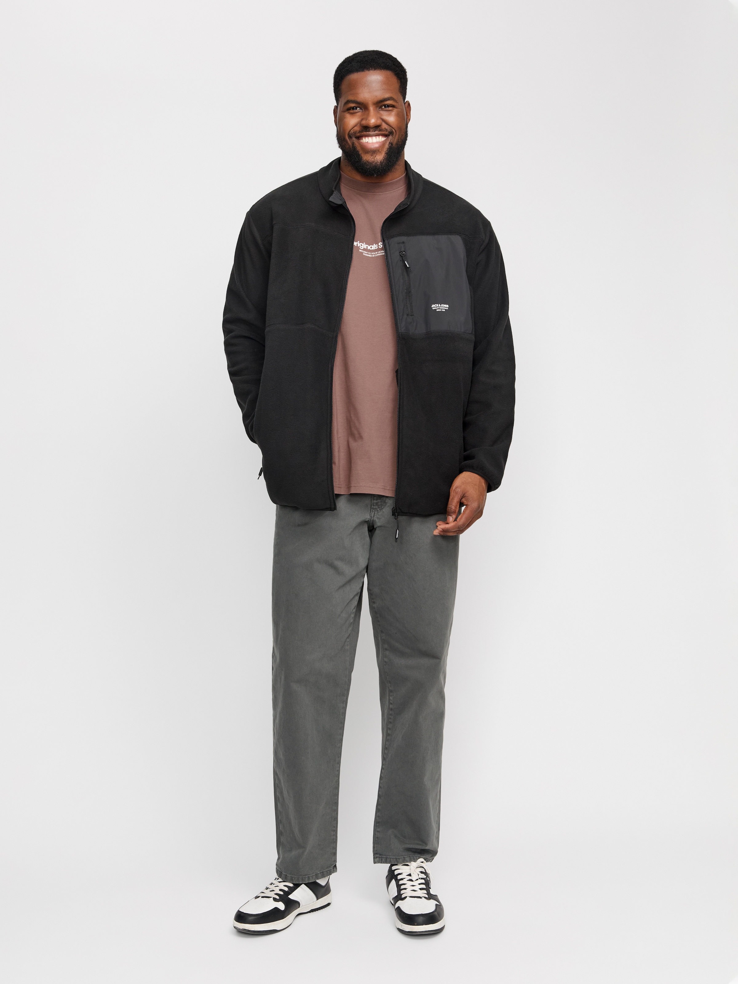 Jack & Jones PlusSize Kurzarmshirt »JORVESTERBRO TEE SS CREW NECK NOOS PLS«