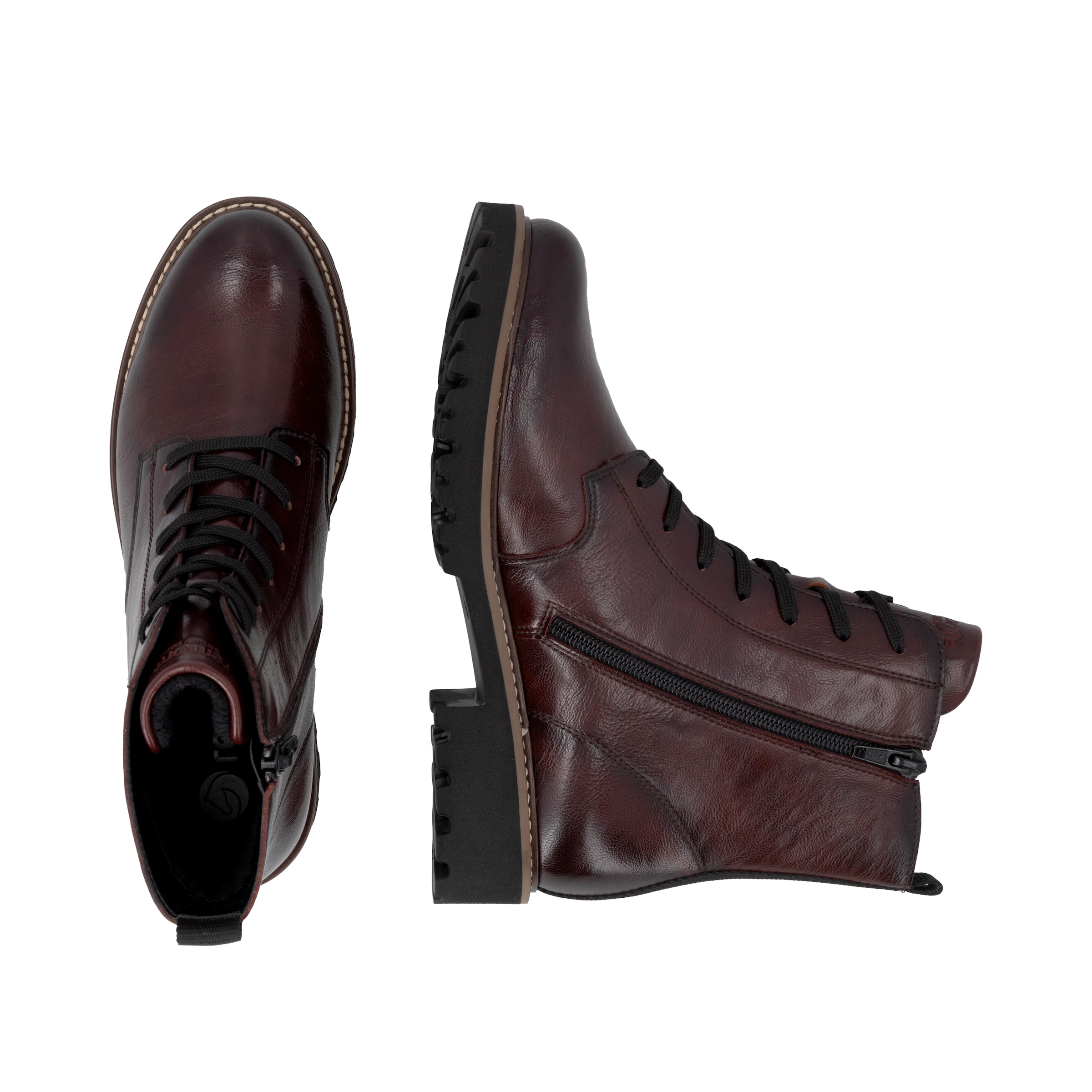 Remonte Schnürstiefelette  Schnürboots, Workerboots mit Profilsohle
