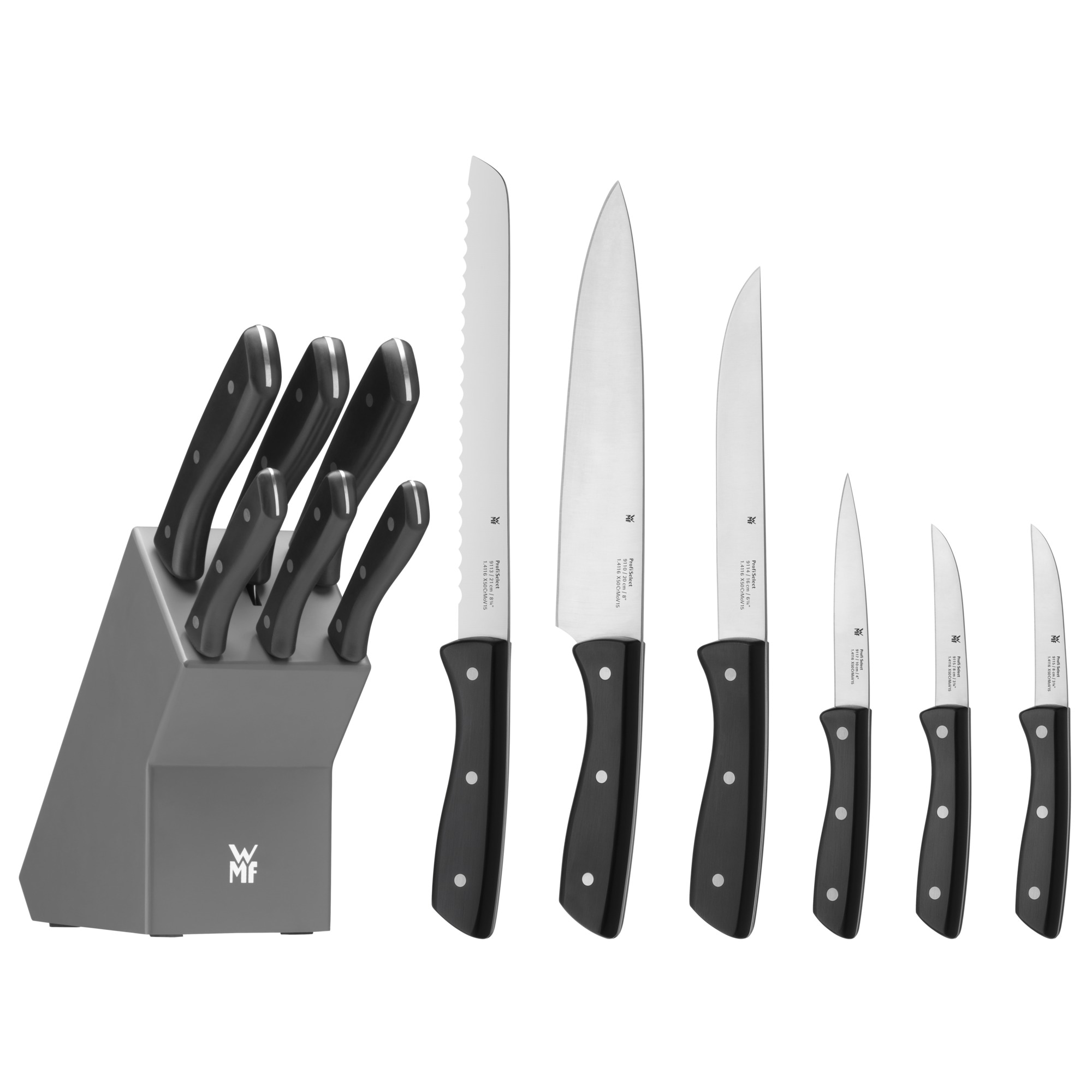 WMF Messerblock »Profi« 7 inkl. 6 Messer aus Spezialklingenstahl günstig online kaufen