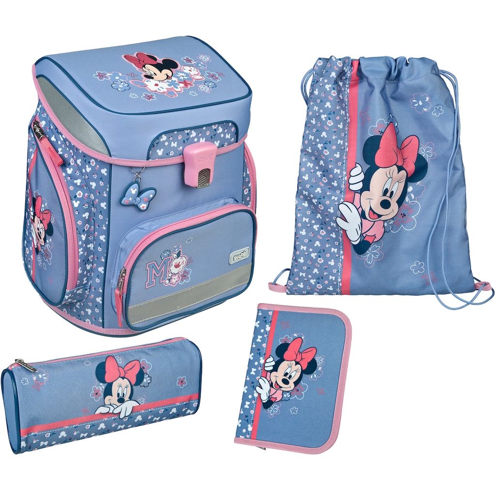 Scooli Schulranzen »EasyFit, Minnie Mouse«, Reflektoren