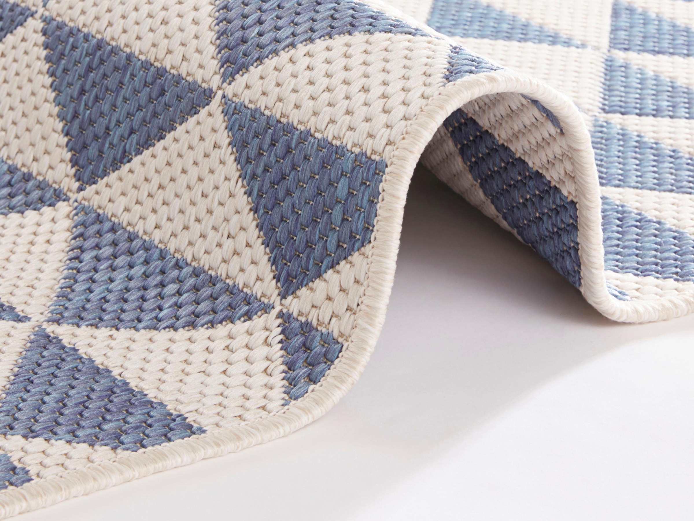 NORTHRUGS Teppich »Tahiti«, rechteckig, In- und Outdoor geeignet, Wendbar, Wohnzimmer