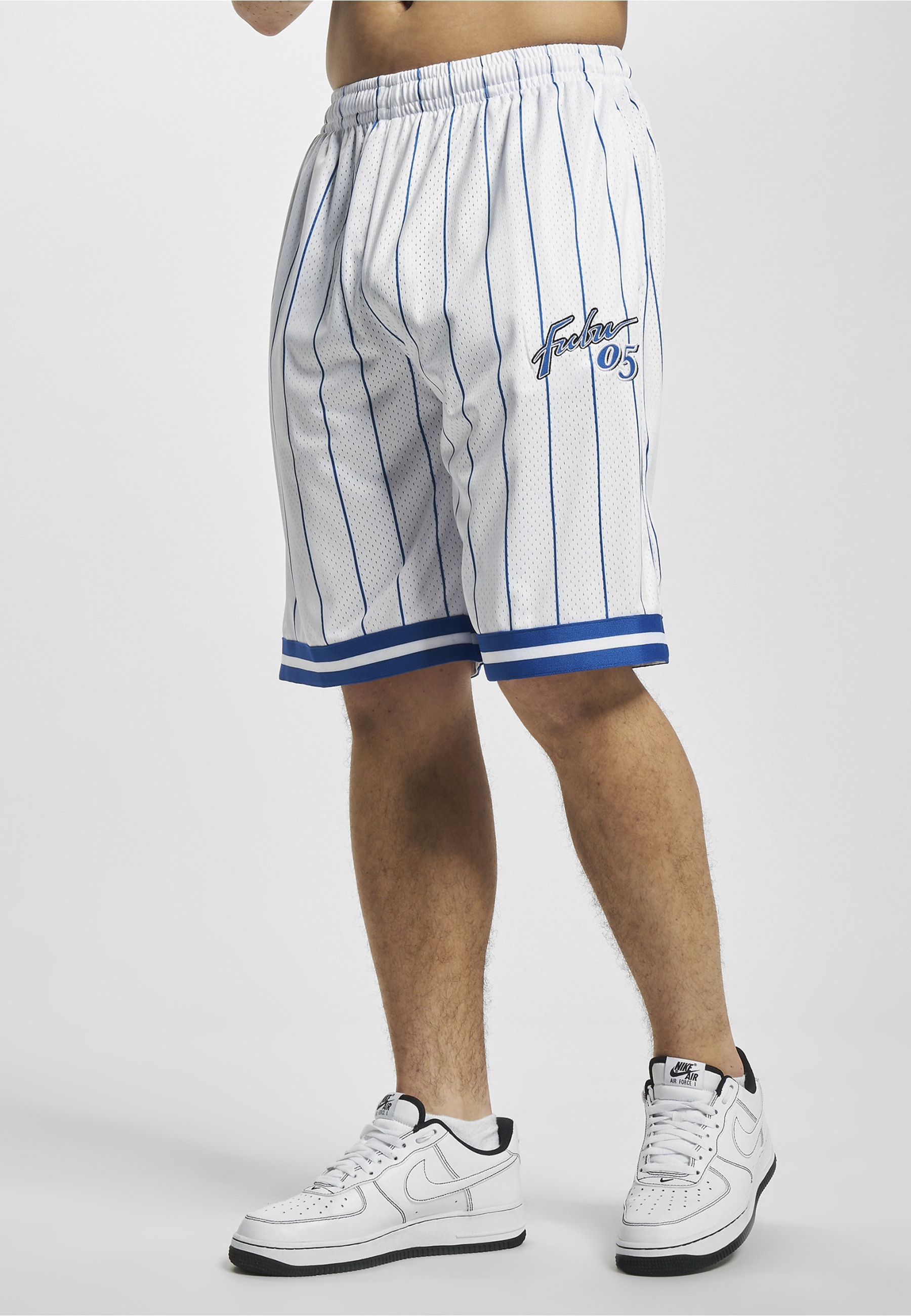 Fubu Shorts »Fubu Herren FM232-013-1 FUBU Retro Pinstripe Shorts«