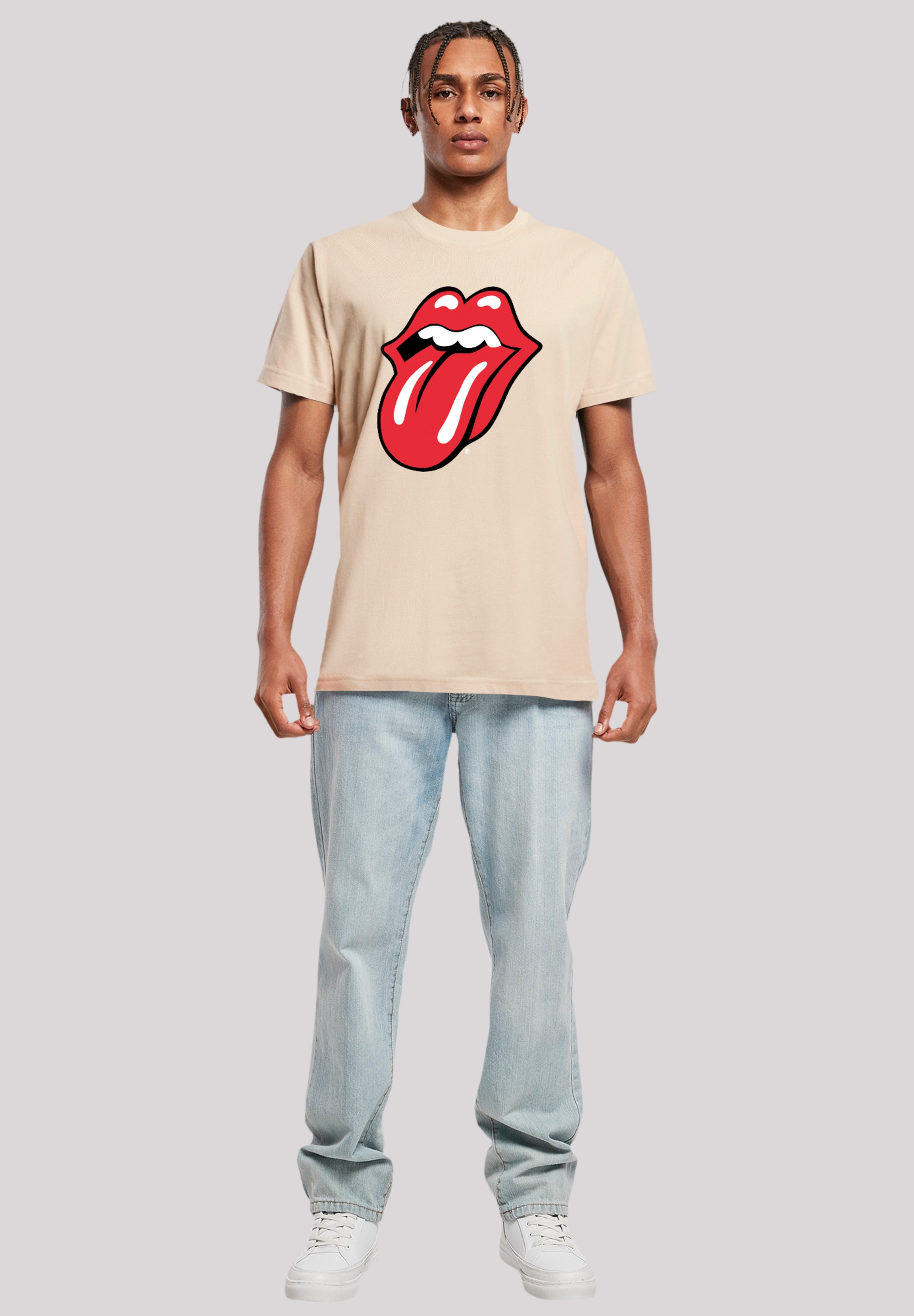 F4NT4STIC T-Shirt »The Rote Rolling Stones bestellen Zunge«, Print