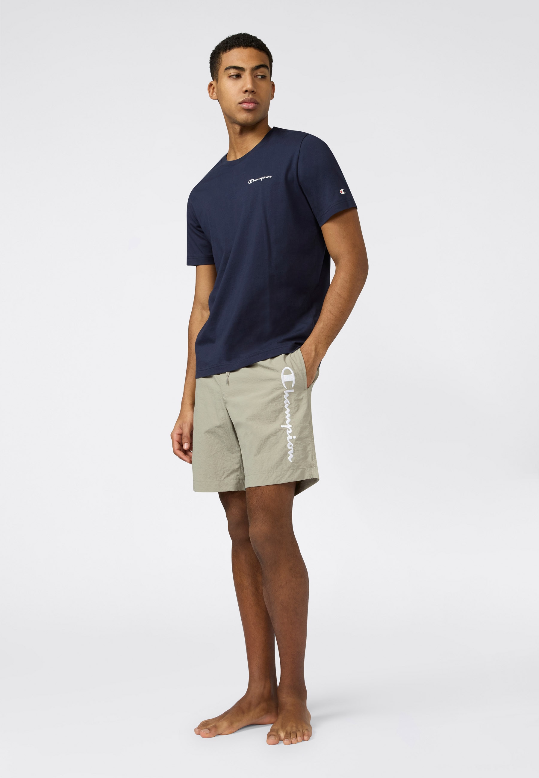 Champion Badeshorts »7-inch Men's swim shorts« für sportliche Aktivitäten, mit Logostickerei, pflegeleicht