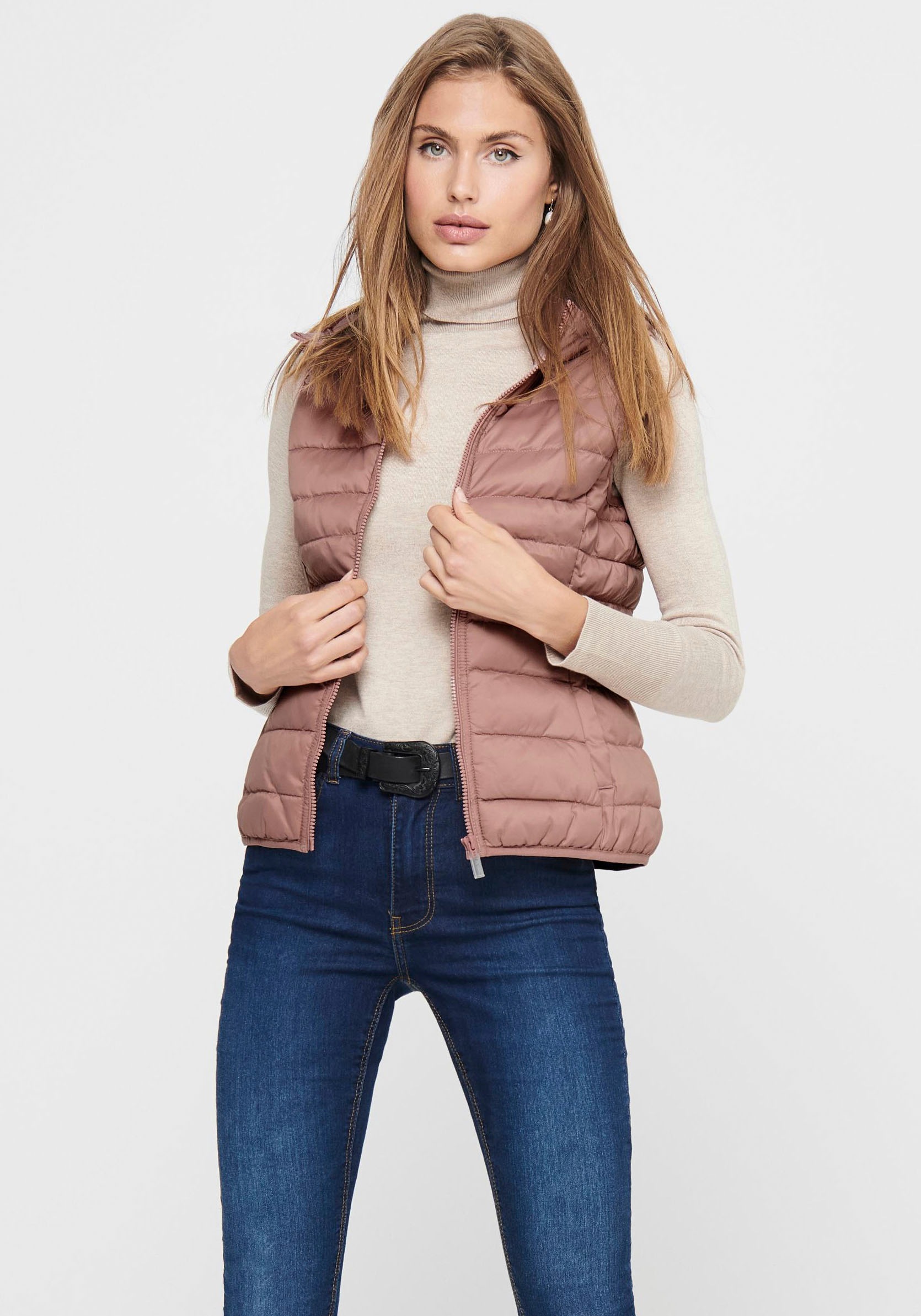 ONLY Steppweste »ONLNEWTAHOE HOOD WAISTCOAT OTW NOOS«