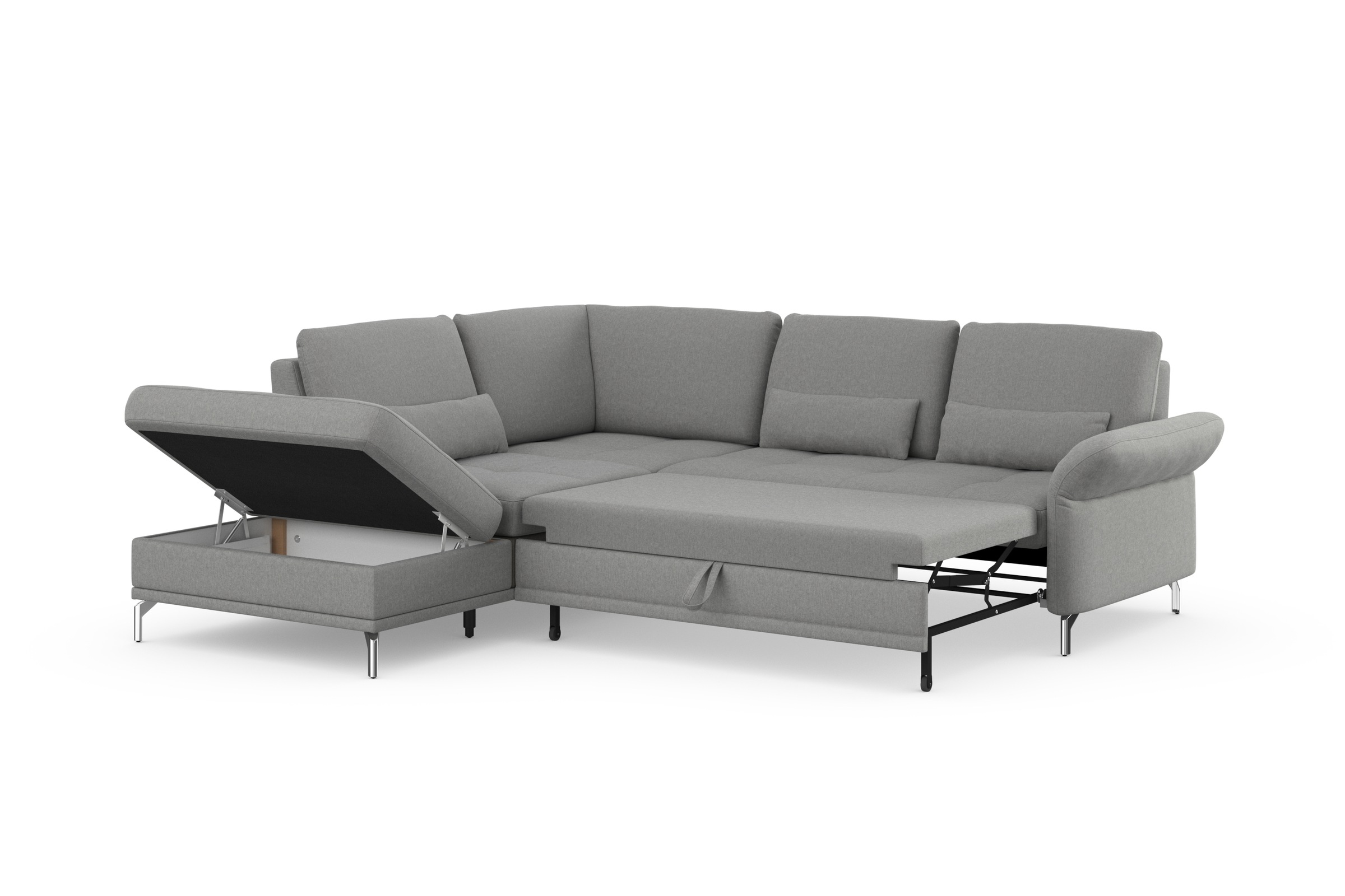 INOSIGN Ecksofa »Palm Beach L-Form«, Federkern, mit Sitztiefenverstellung, wahlweise mit Bettfunktion