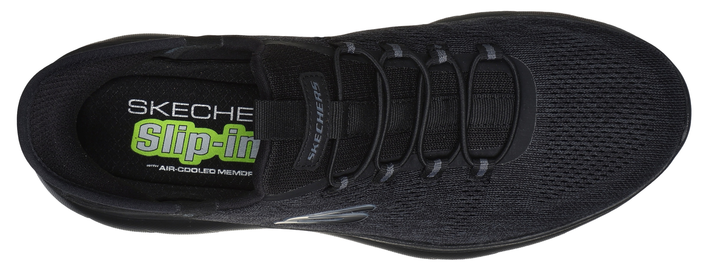 Skechers Slip-On Sneaker »SUMMITS-KEY PACE«, Slipper, Freizeitschuh, Halbschuh in veganer Verarbeitung