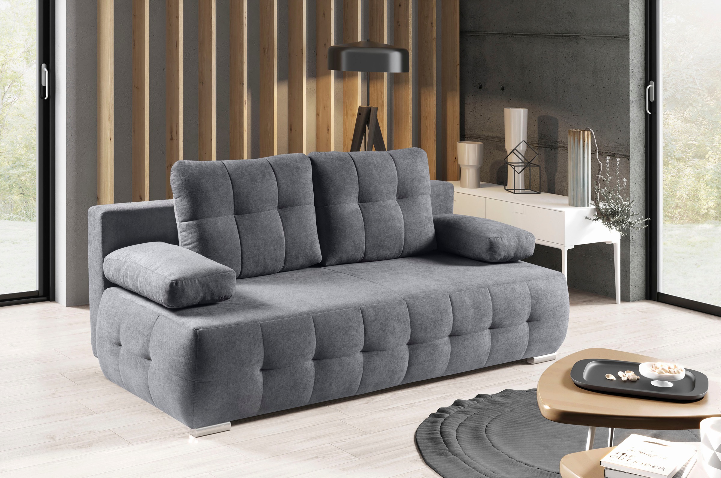 WERK2 Schlafsofa »Indigo Bettsofa mit Bettkasten, Breite 205cm, hochwertige günstig online kaufen