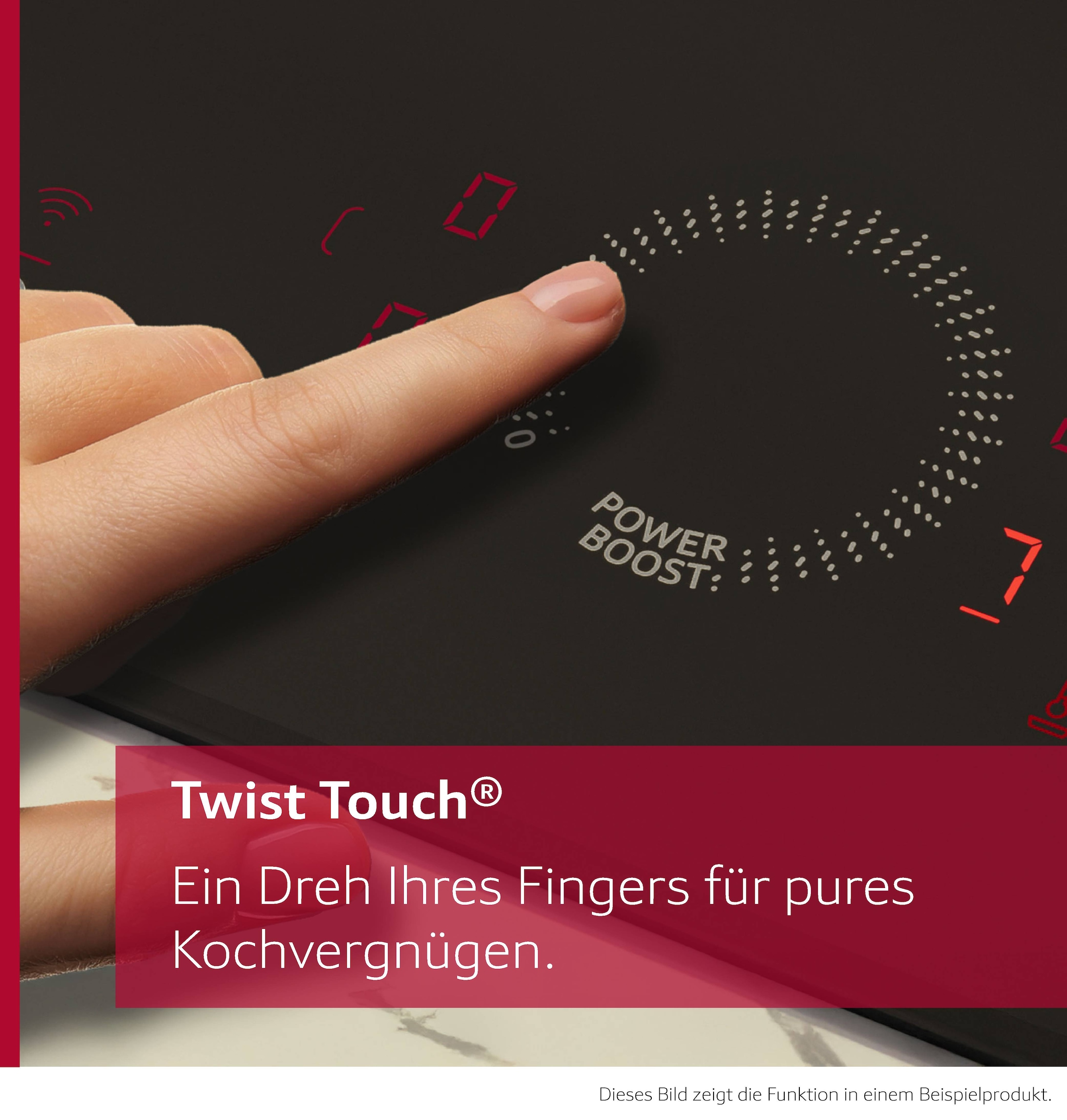NEFF Induktions-Kochfeld »T56FHS1L0« Twist Touch Bedienung und Combi Induktion für große Kochzonen
