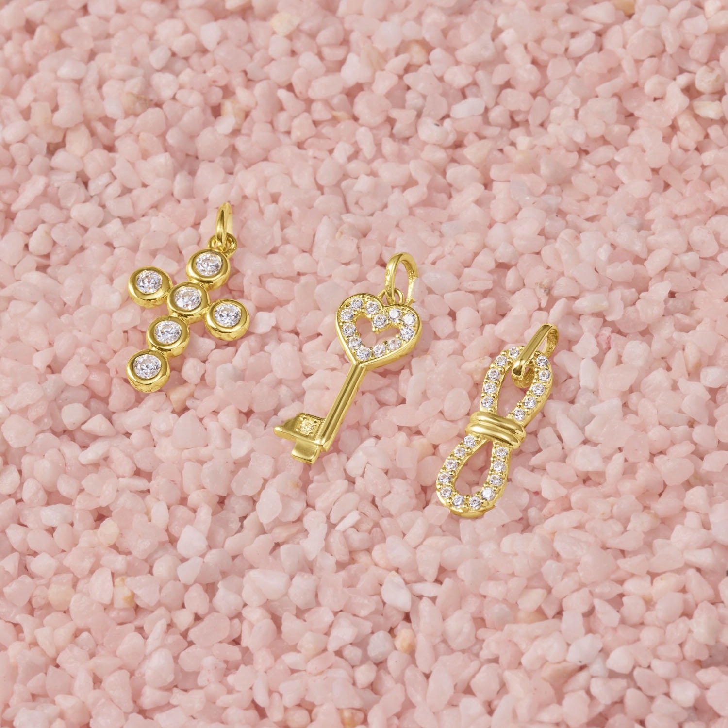 Amor Kreuzanhänger »2039079«  mit Zirkonia (synth.)