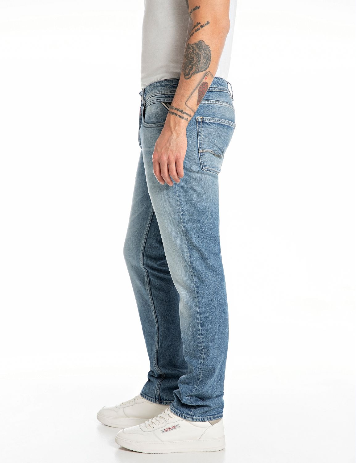Replay Straight-Jeans »GROVER«, in vielen verschiedenen Waschungen, mit Stretch