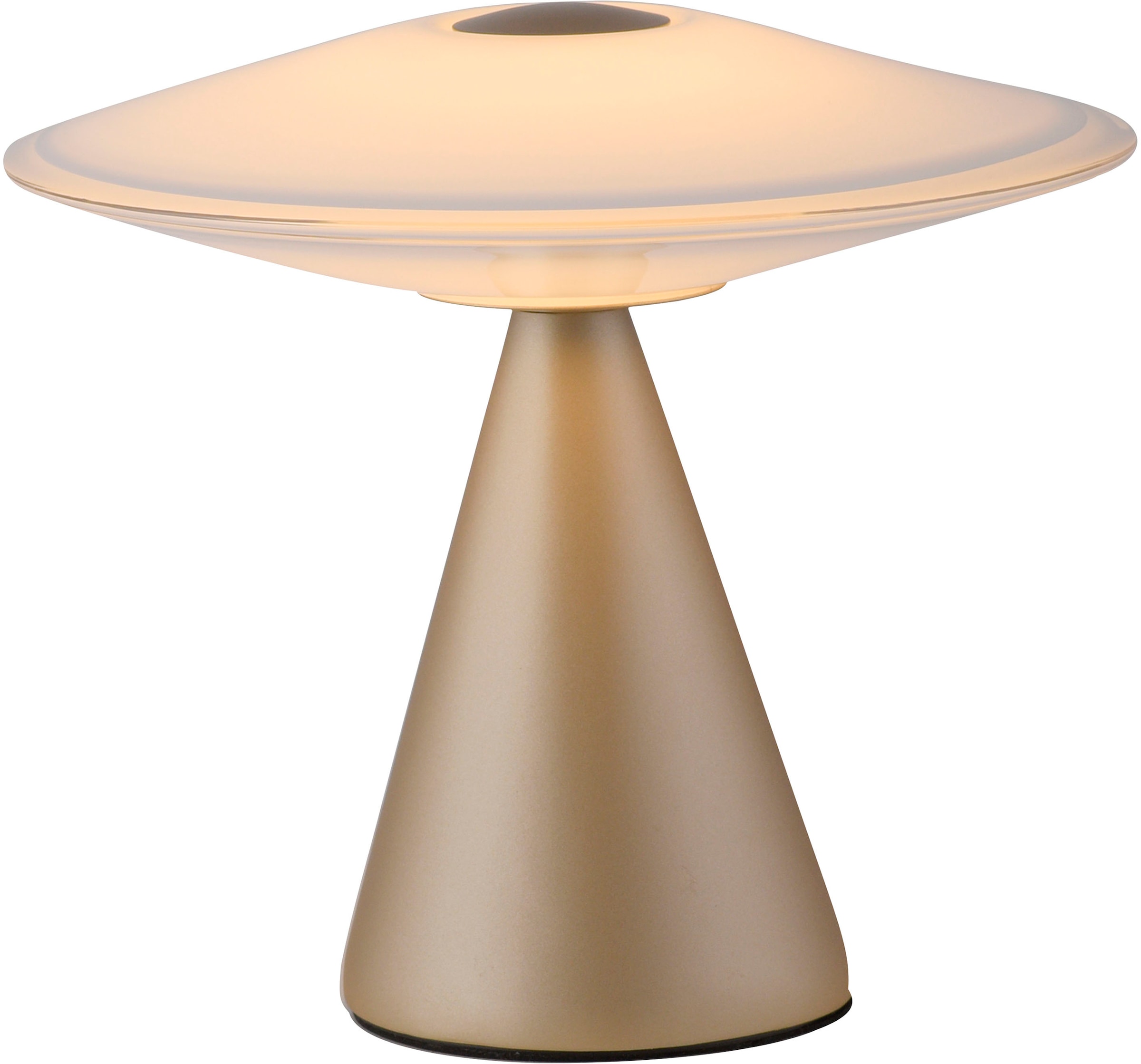 Paul Neuhaus LED Tischleuchte »ELIPSA« LED-Board 1 Stk. Warmweiß Touchdimmer, Memoryfunktion, Opalglas