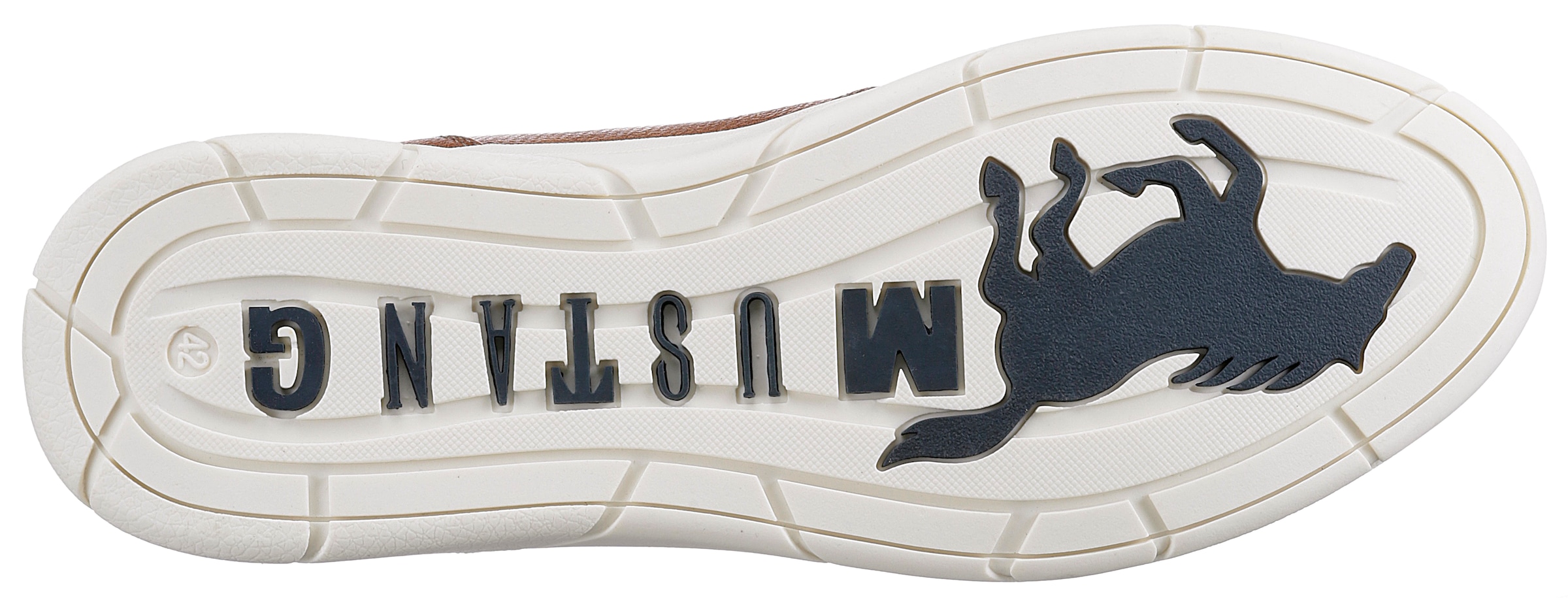 Mustang Shoes Sneaker  mit seitlichem Reißverschluss, Freizeitschuh, Halbschuh, Schnürschuh