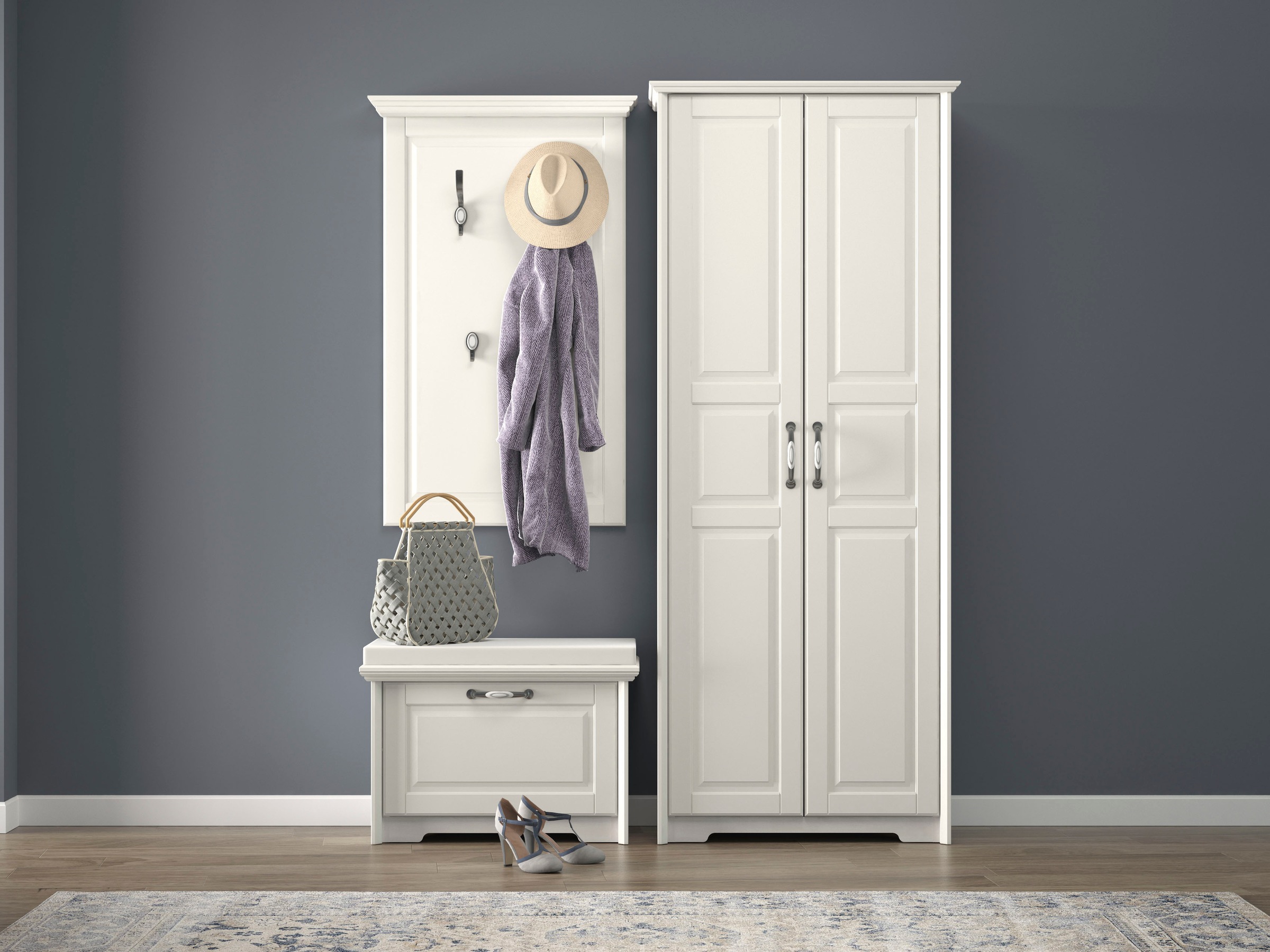 Home affaire Garderobenschrank »Evergreen«, (H/B/T): 191/77,7/38,5cm), UV l günstig online kaufen