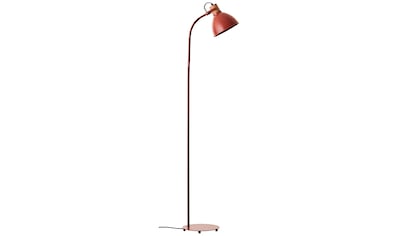 Stehlampe »Erena«, 1 flammig-flammig, Höhe 150 cm, E27, Metall/Holz, rot