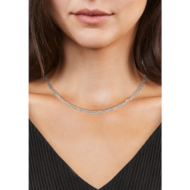 Firetti Silberkette »Schmuck Geschenk, rhodiniert, teilweise diamantiert,  massiv« online kaufen