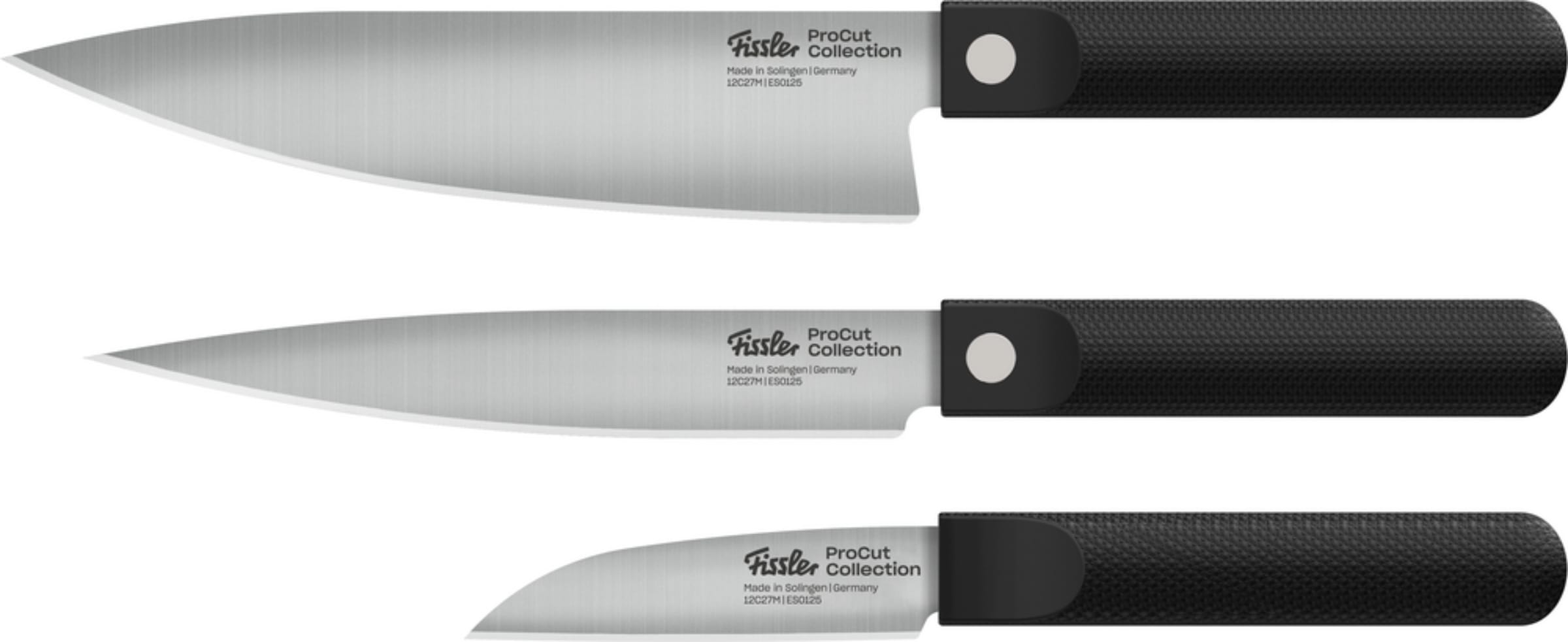 Fissler Messer-Set »ProcCut Collection«, (Set, 3 tlg., 3-teilig-Universalme günstig online kaufen