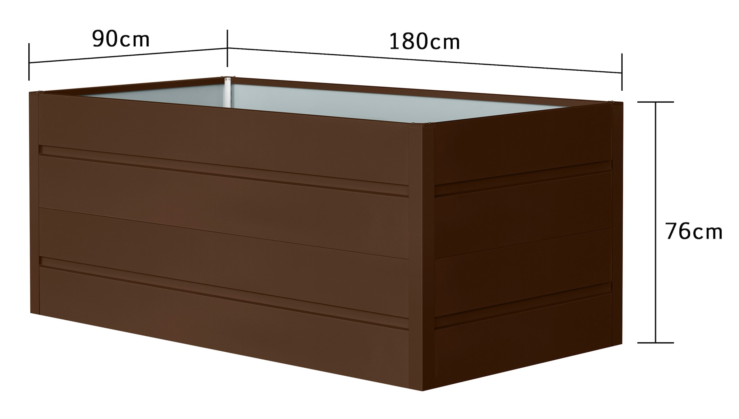KONIFERA Hochbeet »Garden Bed«, BxTxH: 180x90x76 cm