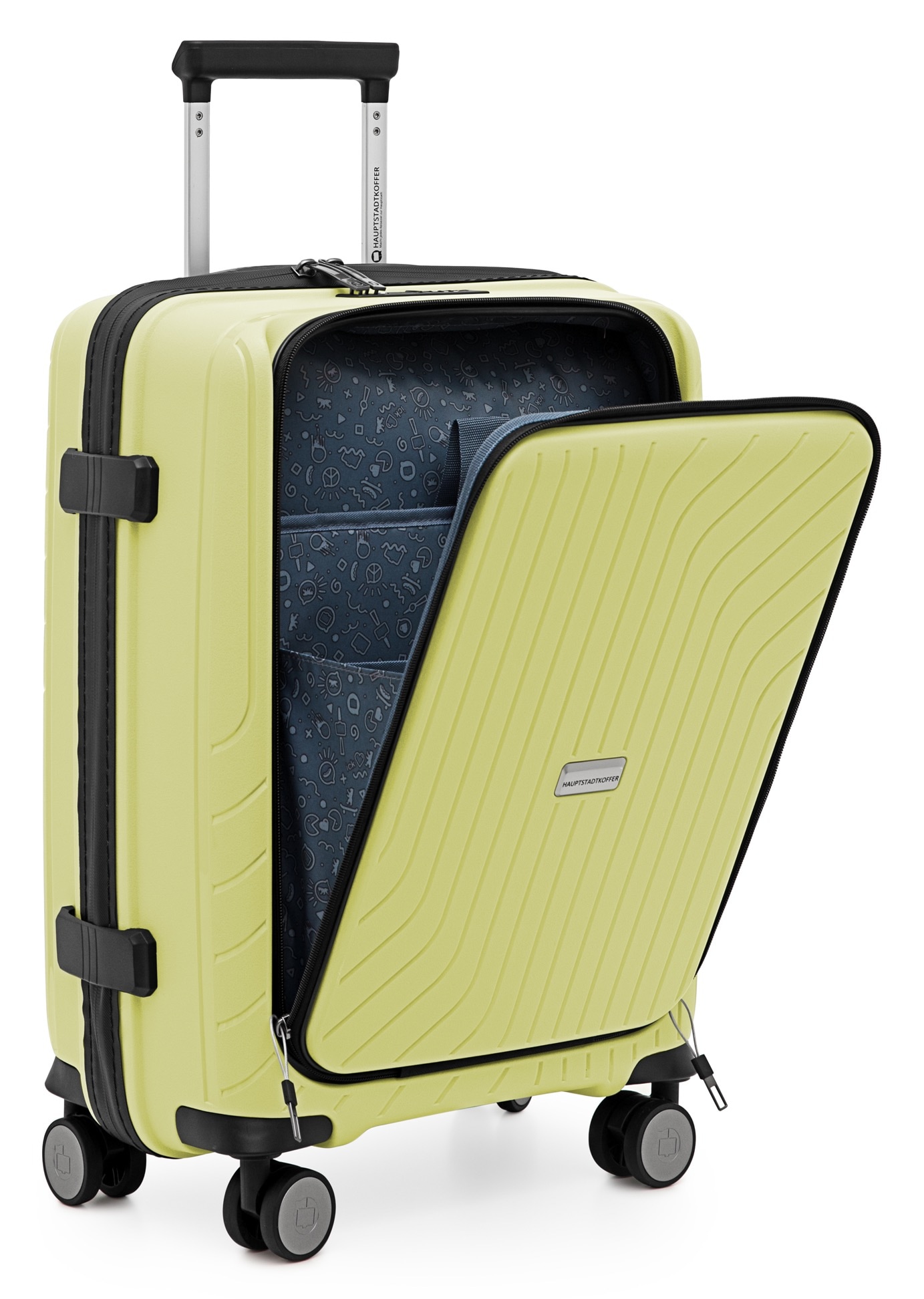 Hauptstadtkoffer Hartschalen-Trolley »TXL, in verschiedenen Farben und Größen«, 4 Rollen, Hartschalen-Koffer Reisegepäck TSA Schloss