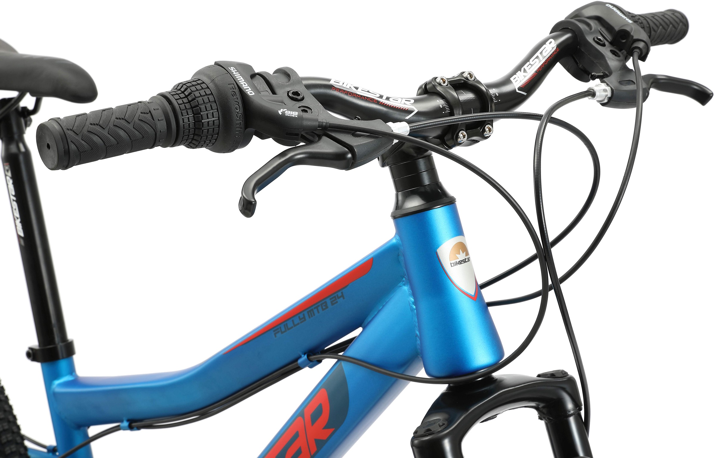 Bikestar Jugendfahrrad, 21 Gang, Shimano, RD-TY21 Schaltwerk, Kettenschaltung