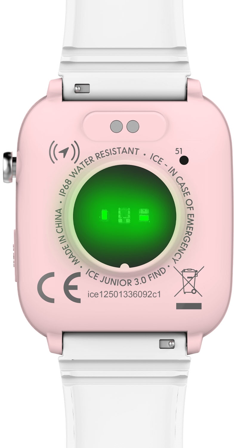 ice-watch Smartwatch »ICE smart junior 3.0 - Find My - 1.75«, Armbanduhr, Kinderuhr, Silikonarmband, Bluetooth, Geschenkidee,digital