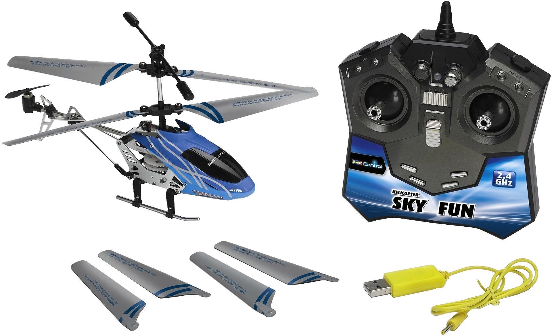 Revell® RC-Helikopter »Revell® control, Sky Fun, 2,4 GHz«, mit LED-Beleuchtungseffekten