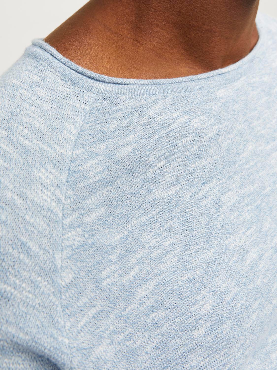 Jack & Jones Strickpullover »JJELINEN KNIT CREW NECK SN«