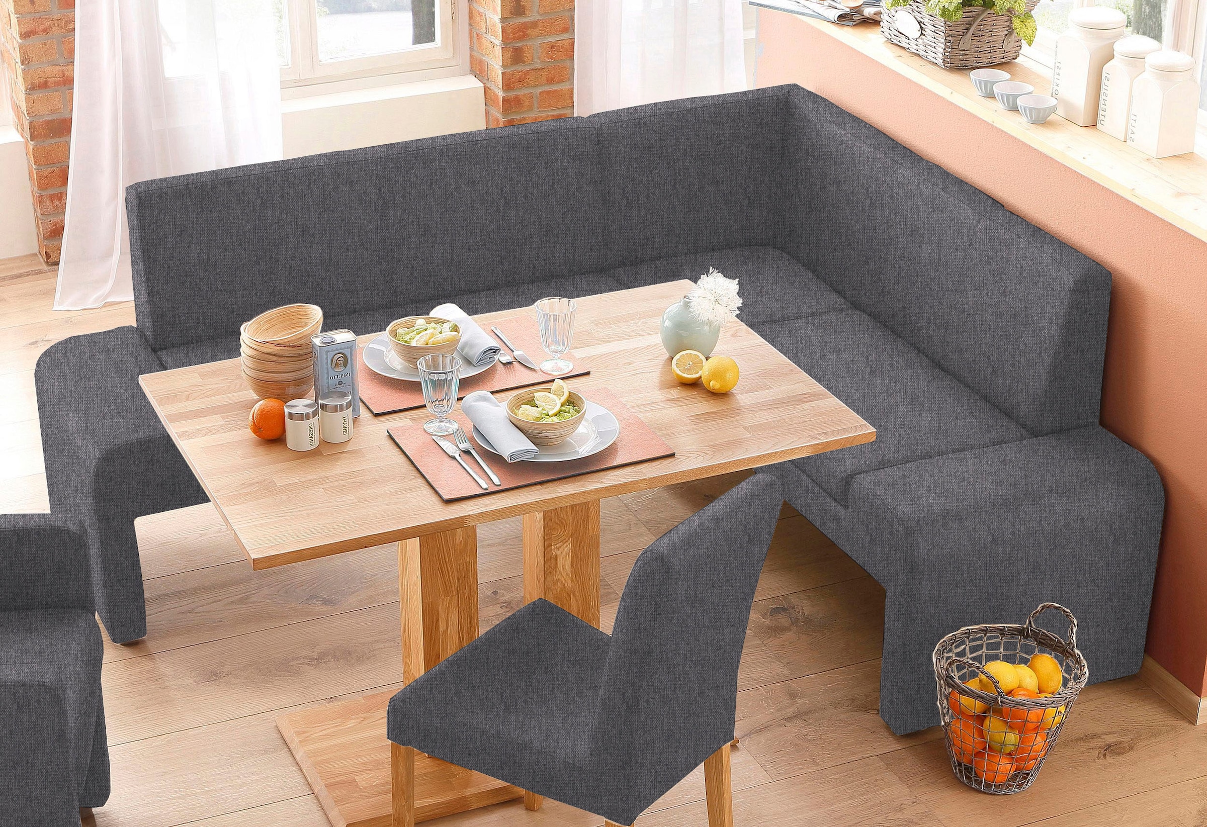 Home affaire Eckbank »Bologna« in 2 Größen (langer Schenkel 180 oder 200 cm günstig online kaufen