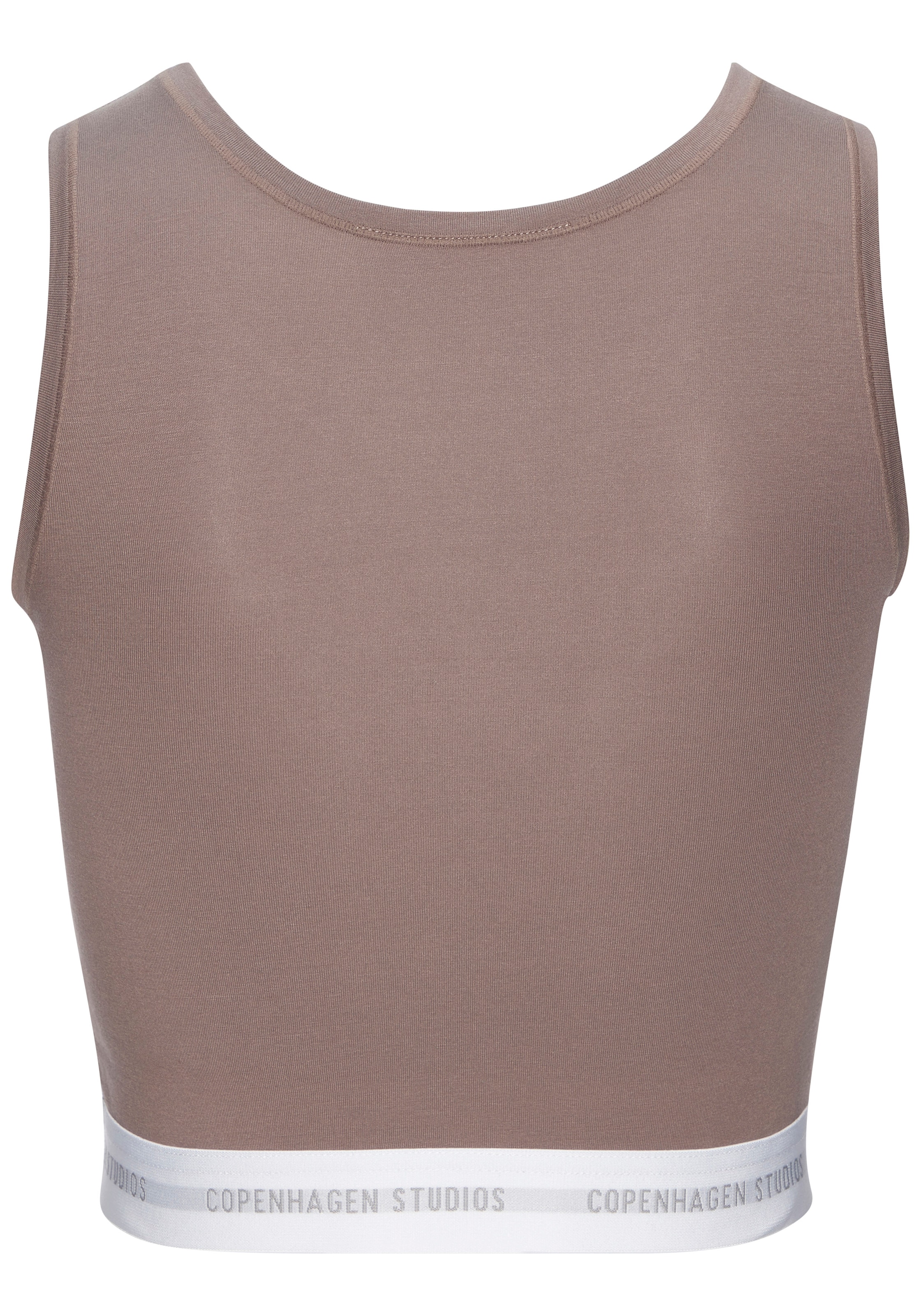 Copenhagen Studios Achseltop mit weichem Logobund und aus elastischer Baumwoll-Modal-Qualität