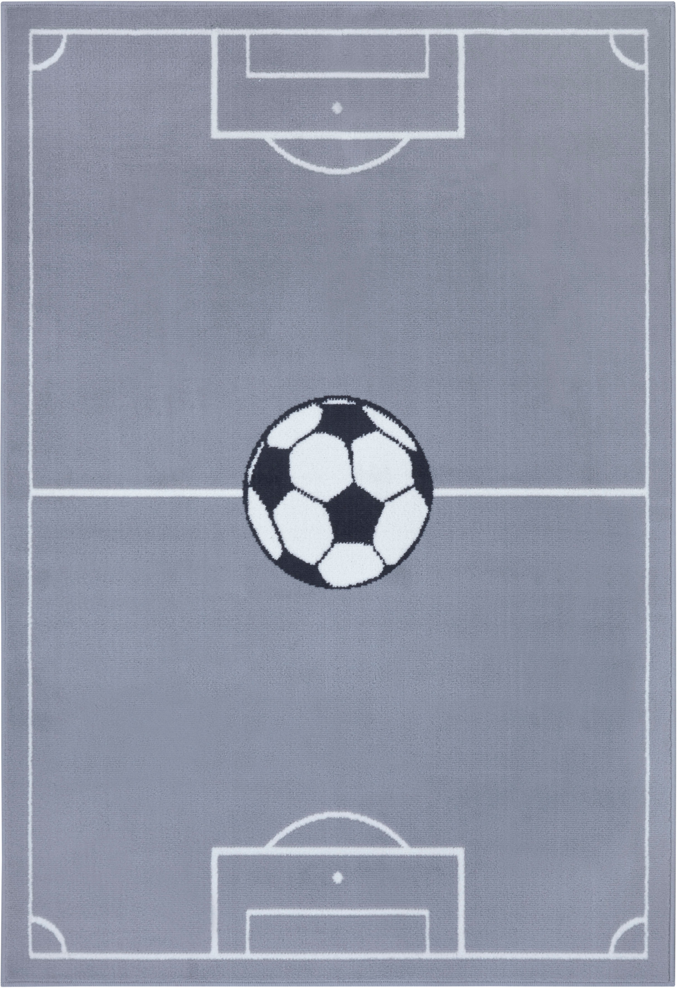 HANSE Home Teppich »Estadio«, rechteckig, 8 mm Höhe, Kinderteppich, Spielteppich, Spielunterlage, Fußball, Kinderzimmer