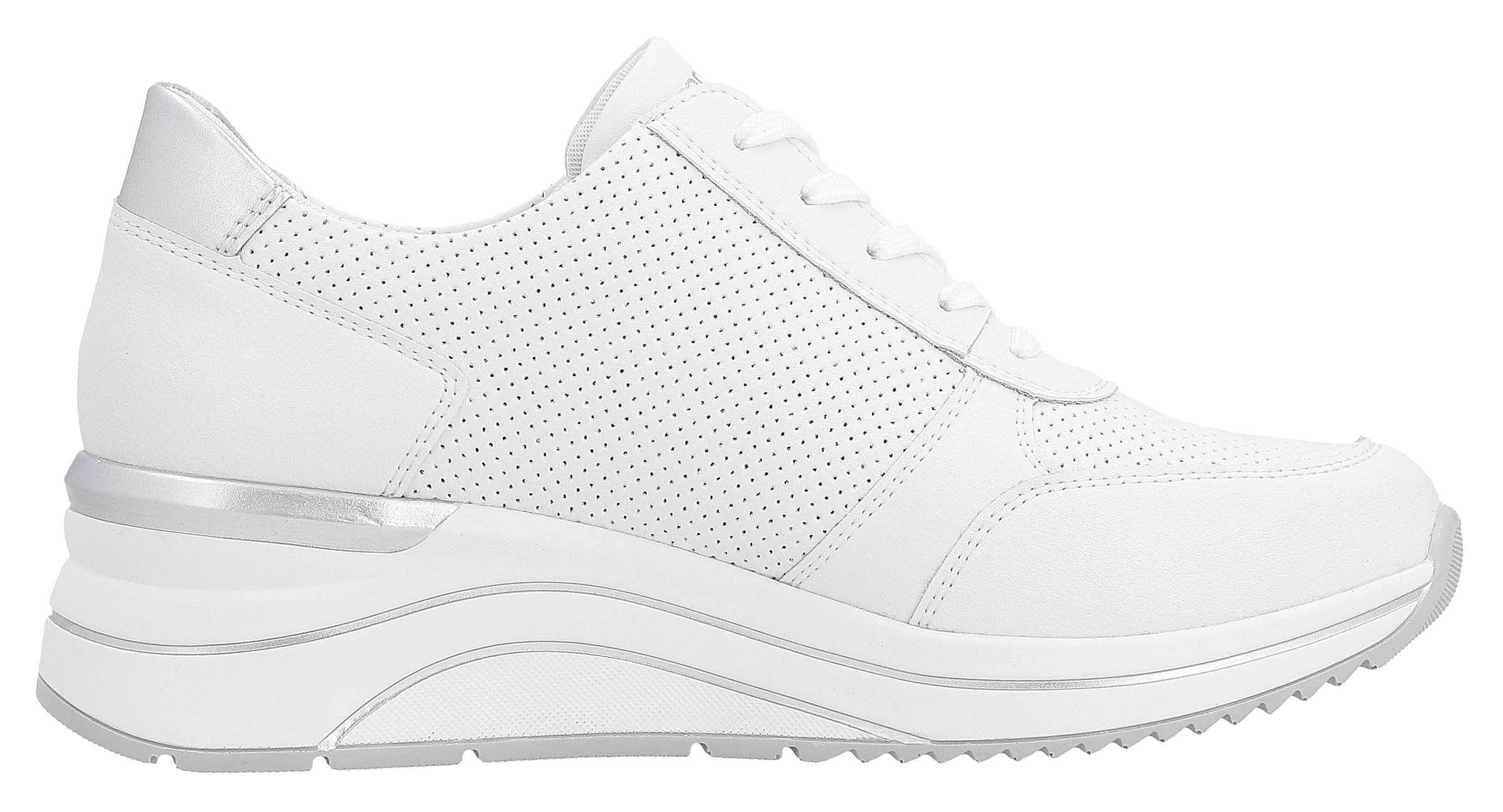 Remonte Keilsneaker  , Freizeitschuh, Halbschuh, Schnürschuh mit Schaftrandpolsterung