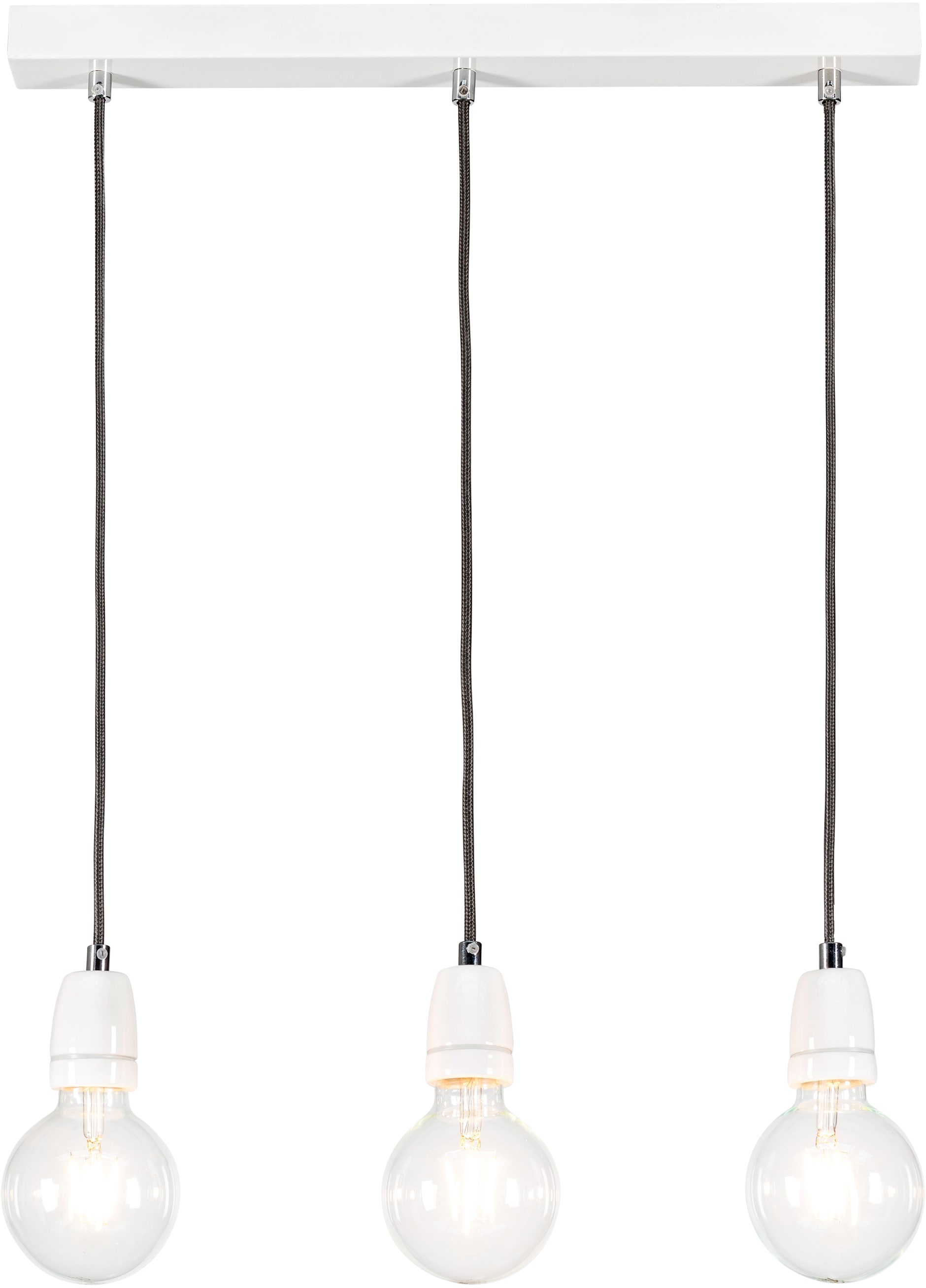 BRITOP LIGHTING Hängeleuchte »Porcia«, 3 flammig, Leuchtmittel E27   ohne L günstig online kaufen