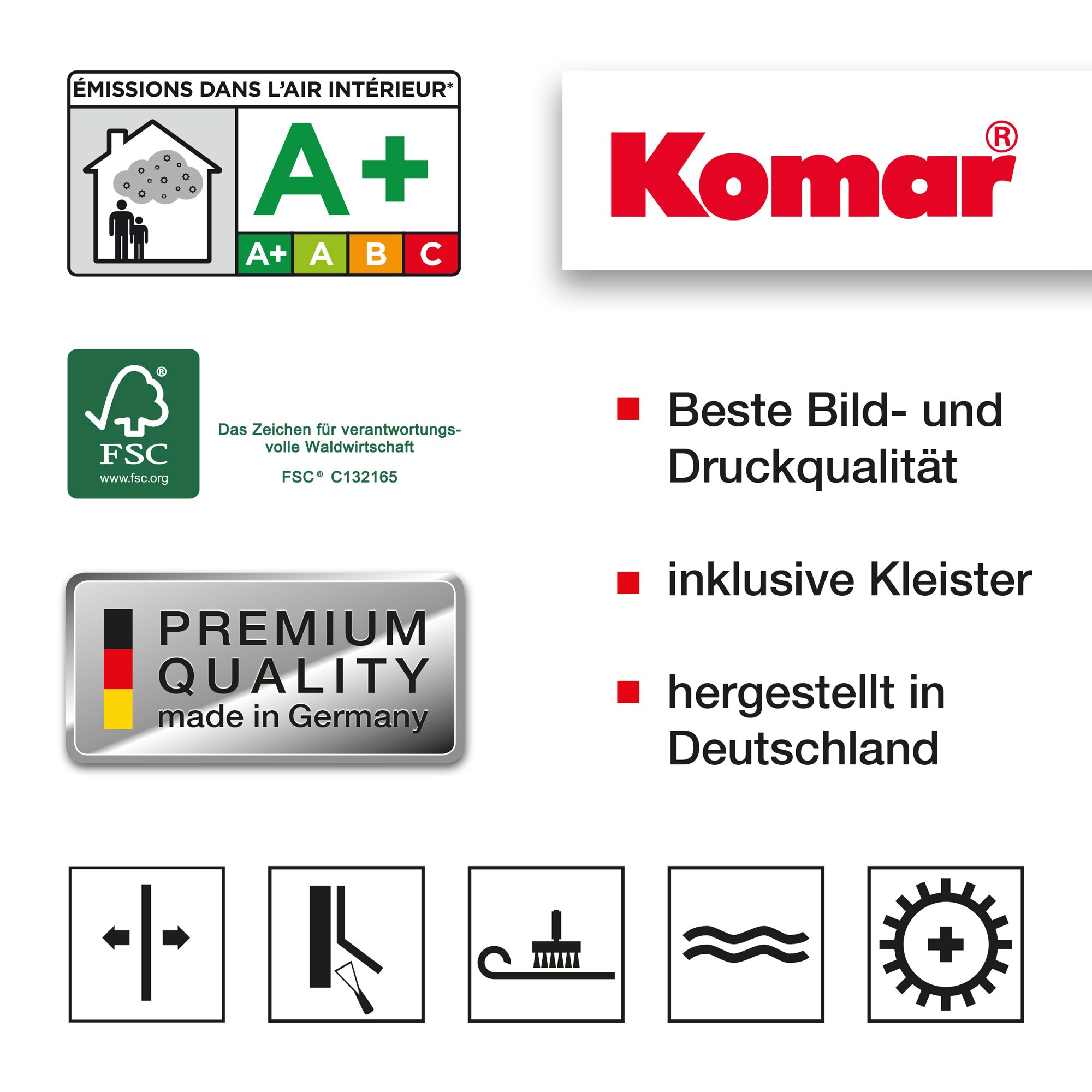 Komar Fototapete »Jungara - Größe 368 x 254 cm«, bedruckt, Wohnzimmer, Schlafzimmer